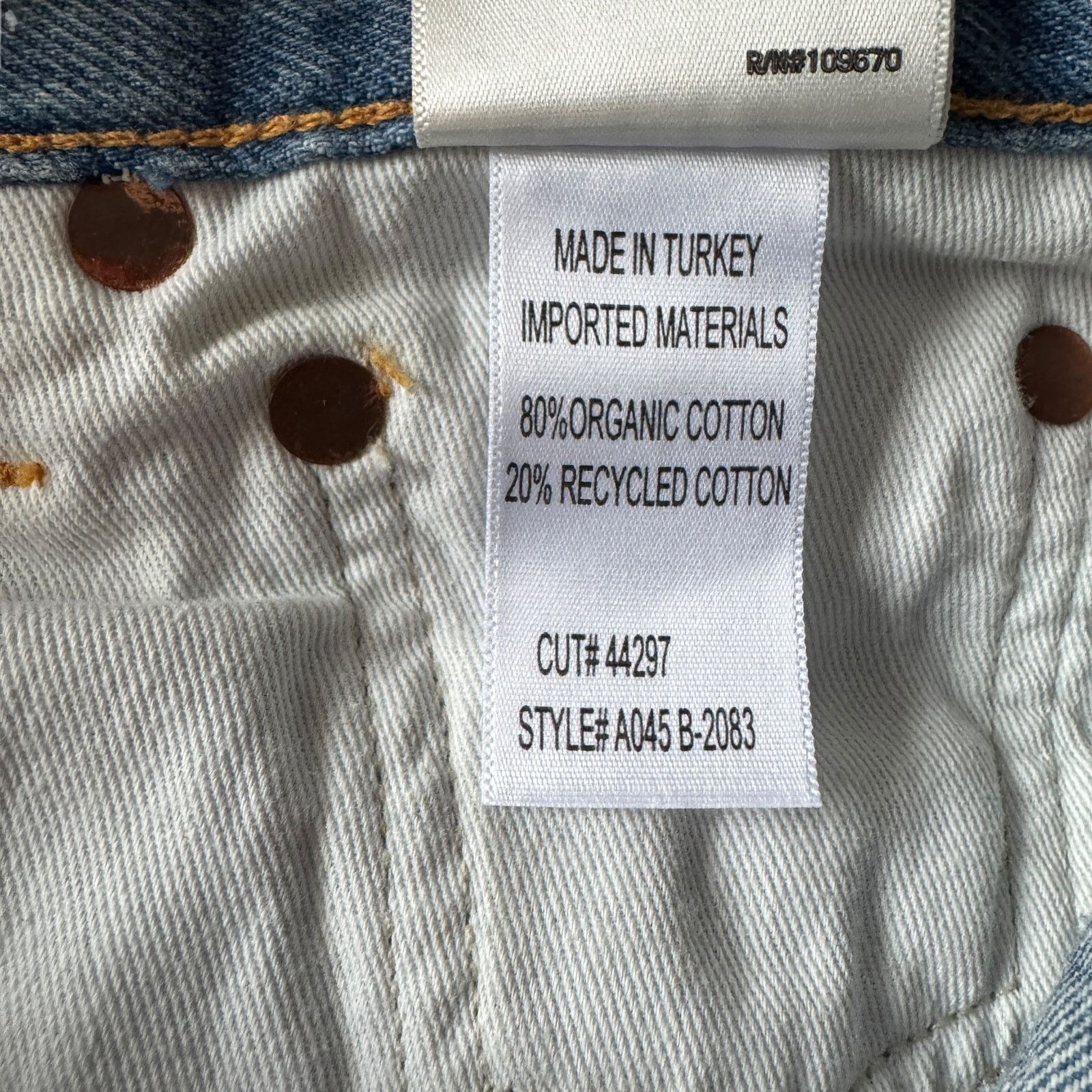 Agolde AGOLDE Jamie High Rise Classic Jean Brooklyn Wash Size 25" / US 0 / IT 36 - 7 Thumbnail