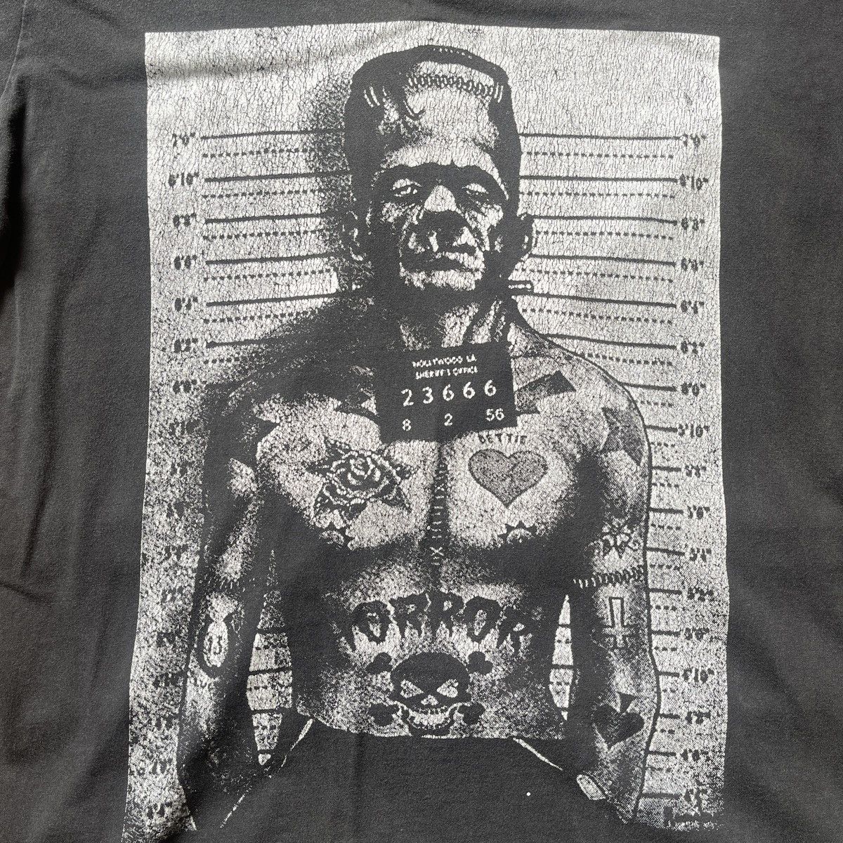 Expert Horror × Vintage Faded Black Vintage Frankenstein 1931 Prisoner Horror TShirt Size US S / EU 44-46 / 1 - 5 Thumbnail