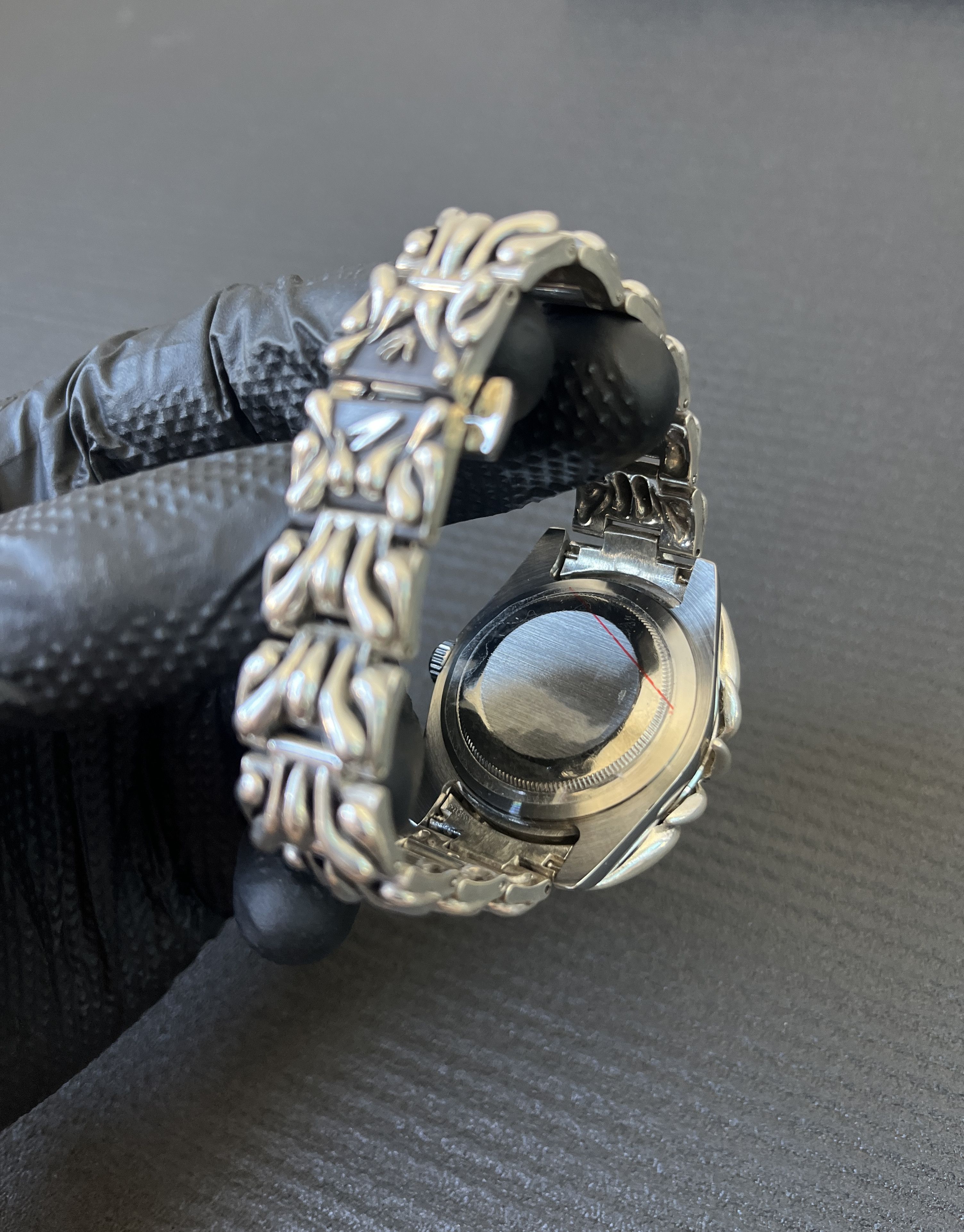 Alabaster Industries Alabaster Industries Tears Insignia Black Stainless Steel Size 40 - 8 Thumbnail