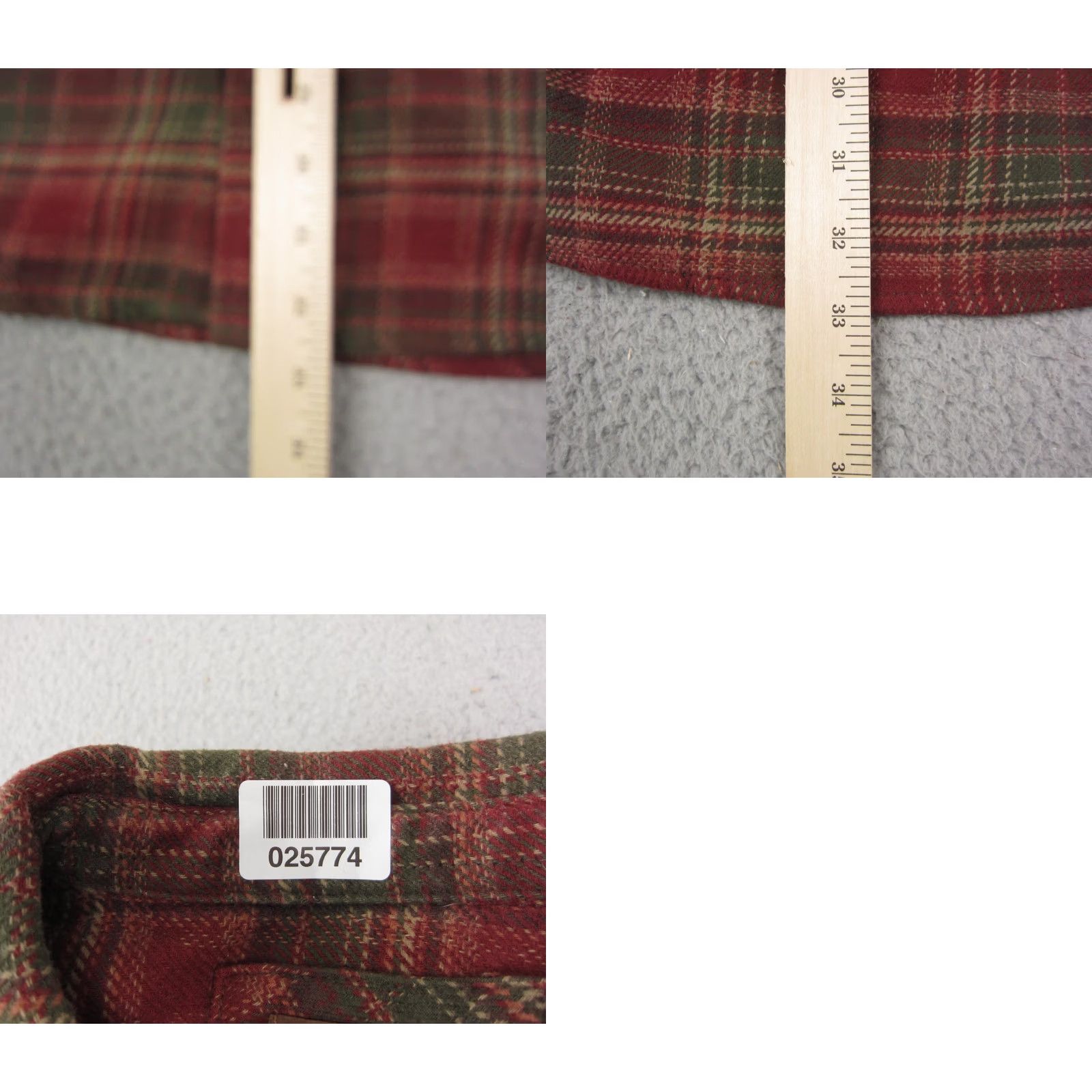 Orvis Orvis Shirt XL Red Plaid Flannel Button-Up Long Sleeve Regular Fit Mens XL Size US XL / EU 56 / 4 - 8 Thumbnail