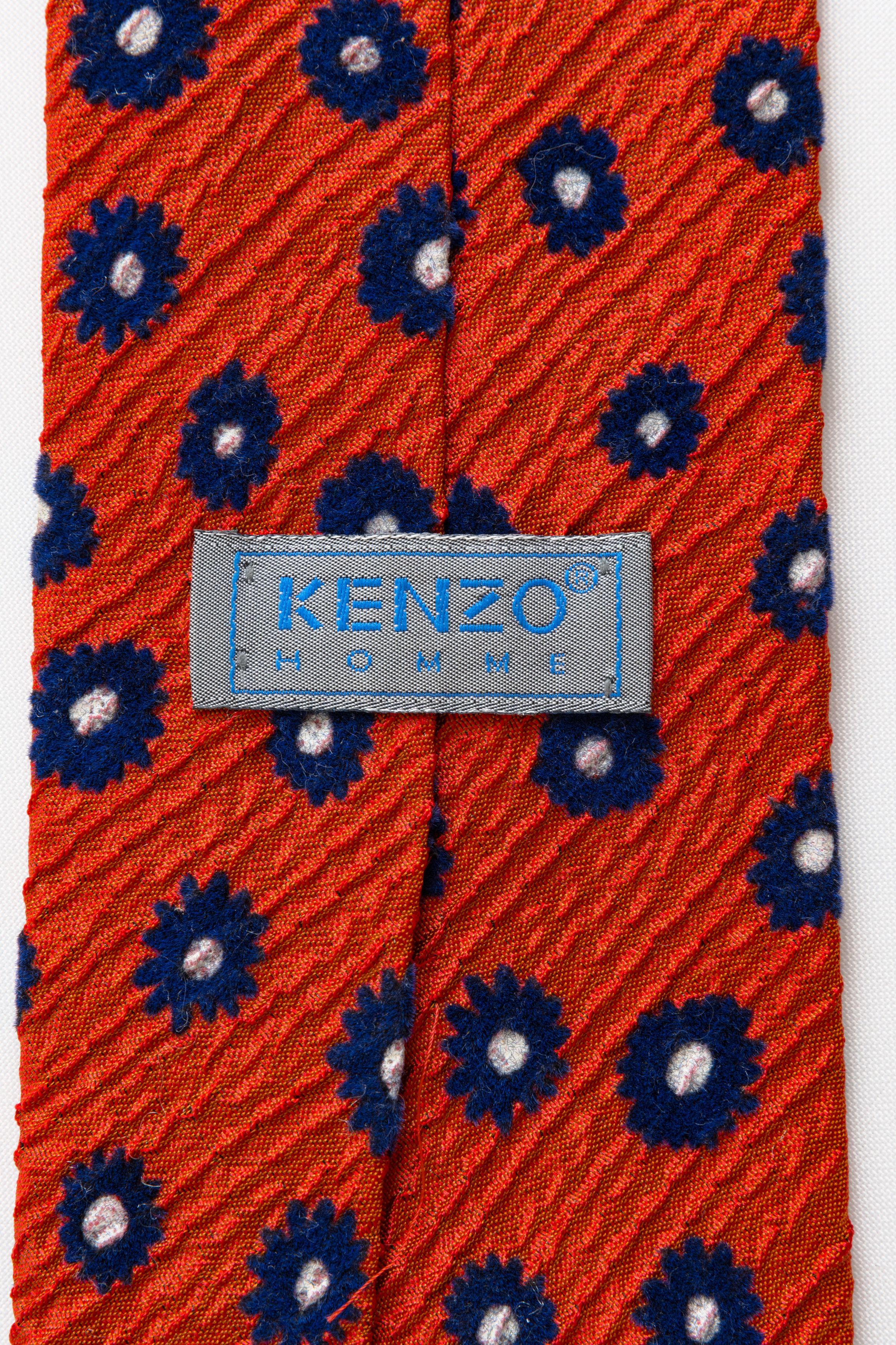 Kenzo KENZO HOMME Tie abstract floral pattern flowers 036 Size ONE SIZE - 7 Thumbnail