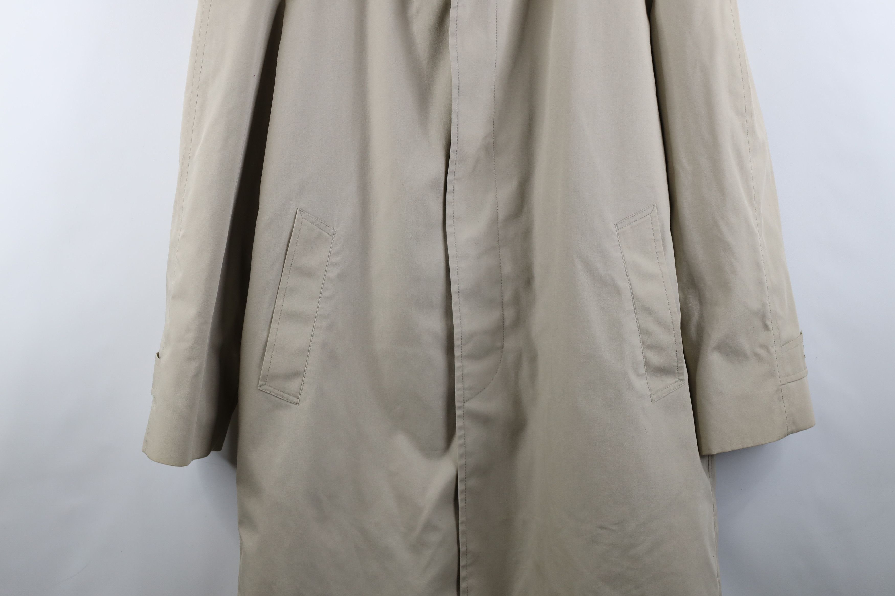 Vintage Vintage 70s Streetwear Button Trench Coat Rain Jacket USA Size US XL / EU 56 / 4 - 3 Thumbnail