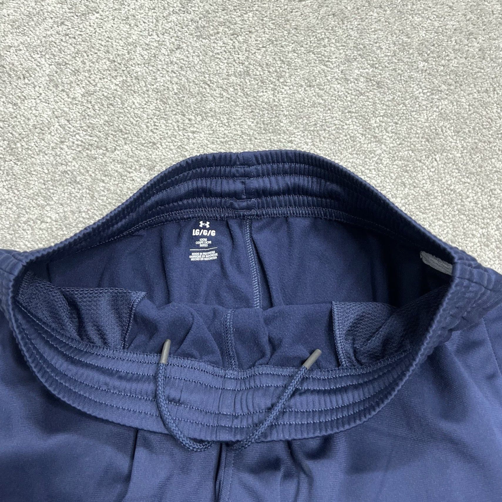 Under Armour Under Armour Sweatpants Mens Large Twister Pants Navy Blue Fleece Lined 1379876 Size US 33 - 7 Thumbnail