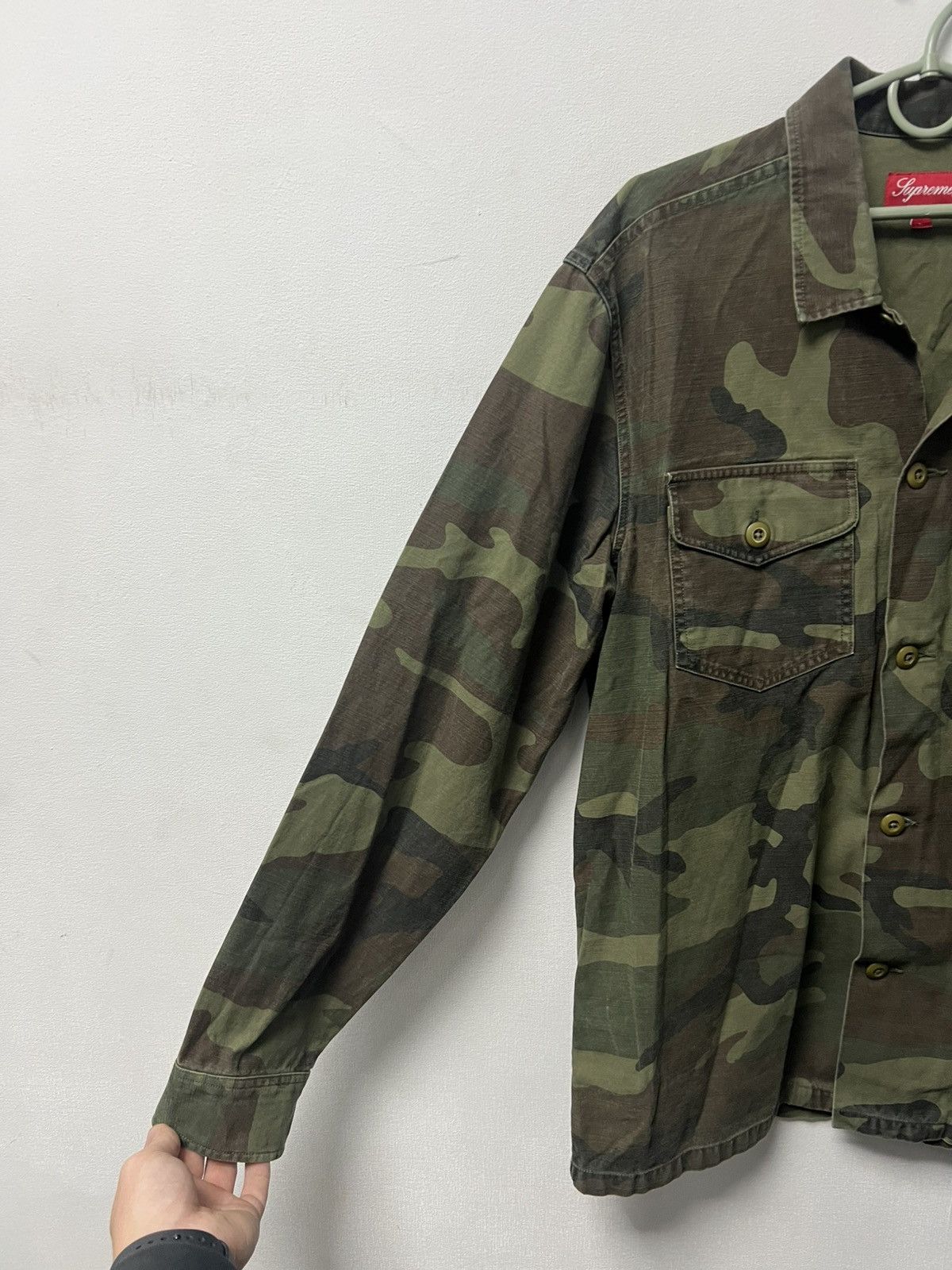Supreme Supreme Military “Army” Overshirt Jacket Y2K Y8K Size US L / EU 52-54 / 3 - 6 Thumbnail