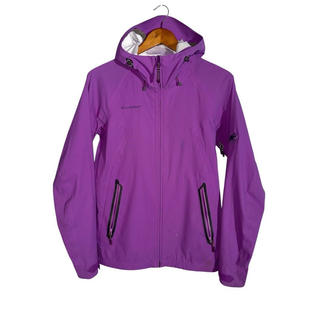 Mammut Purple Mammut DayTech Premium Waterproof Rain Jacket Sz S Size S / US 4 / IT 40 - 1 Thumbnail