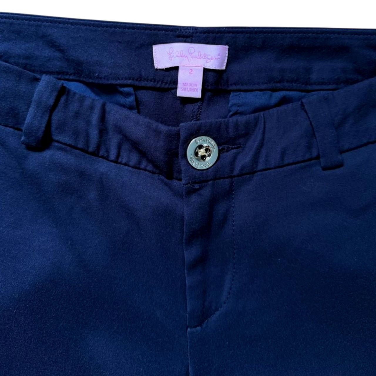 Lilly Pulitzer Lilly Pulitzer Blue Pants | Size 2 Size 26" / US 2 / IT 38 - 3 Thumbnail