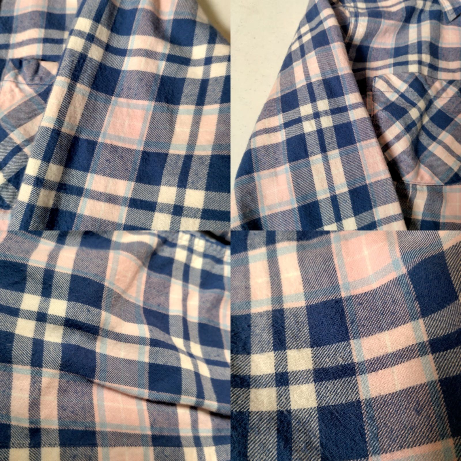 Vintage VINTAGE L.L. Bean Flannel Shirt Women PXXS Petite Pink Blue Plaid Workwear read Size XXS / US 00 / IT 34 - 10 Thumbnail