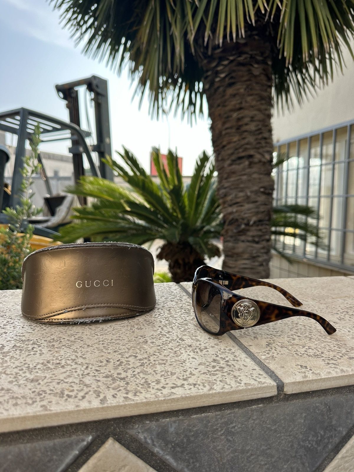 Gucci Gucci Sunglasses GG3027/S Brown Size ONE SIZE - 4 Thumbnail