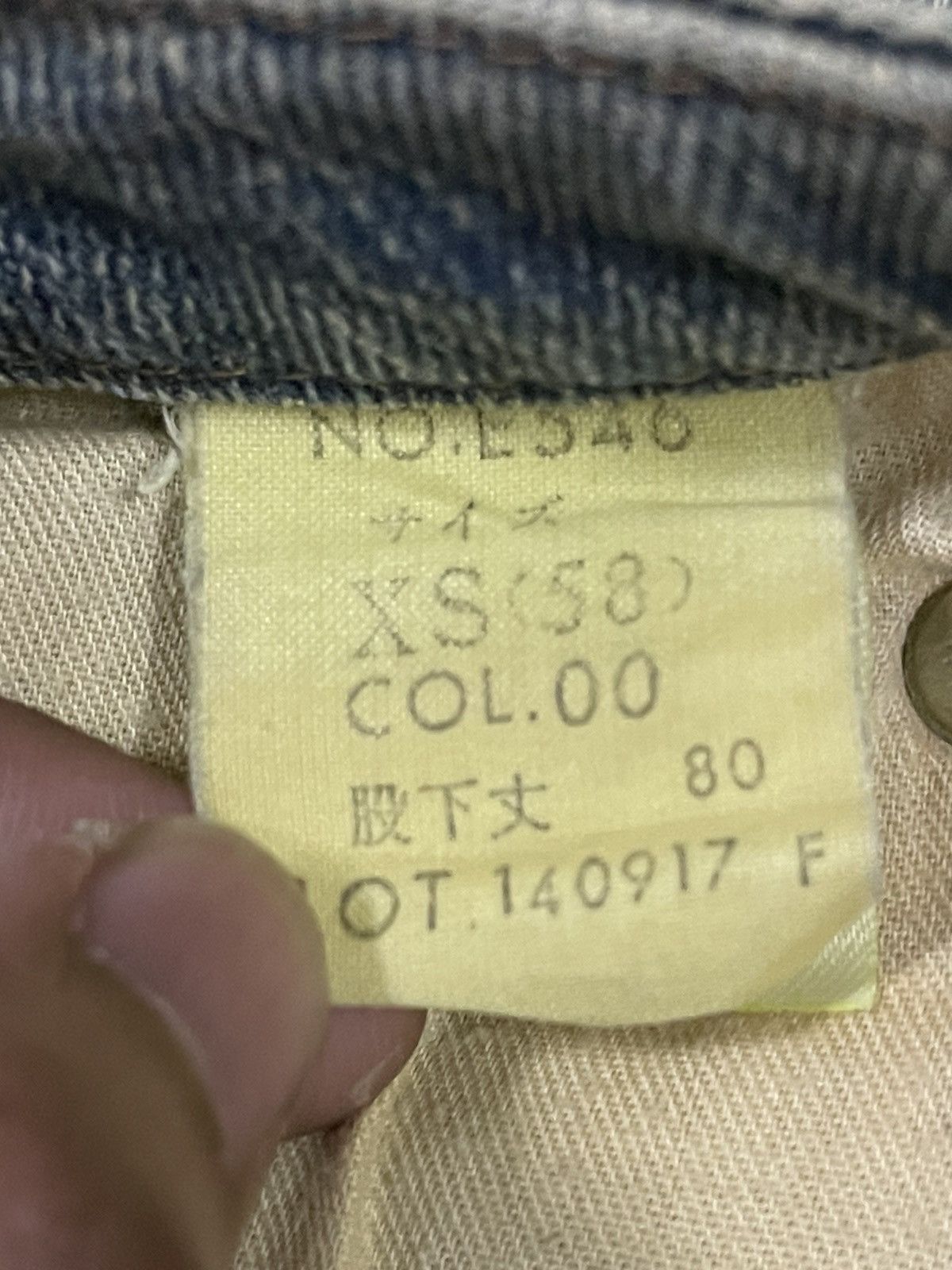 If Six Was Nine Vintage Japanese Brand Blue Wash Style Flare Jeans Size 26" / US 2 / IT 38 - 7 Thumbnail