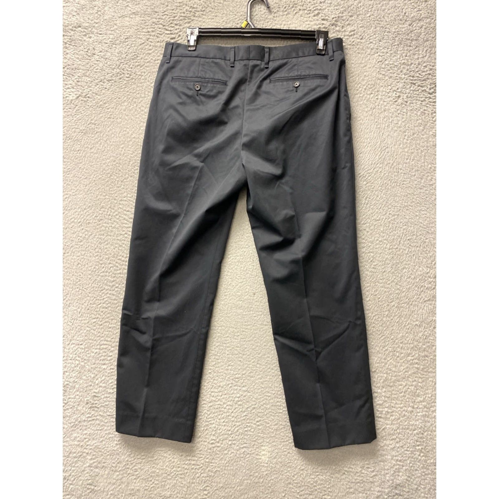Bonobos Bonobos Tuesday Dress Pants Men’s 35x30 Black Flat Front Zip Closure Regular Fit Straight Pockets Pants Clothing Dress Pants Size US 35 - 6 Thumbnail