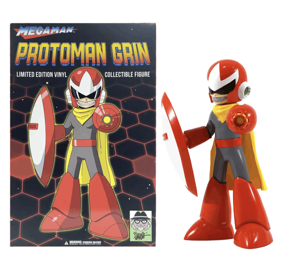 Other MINDstyle x Popaganda Ron English x Megaman Protoman Grin Size ONE SIZE - 1 Thumbnail