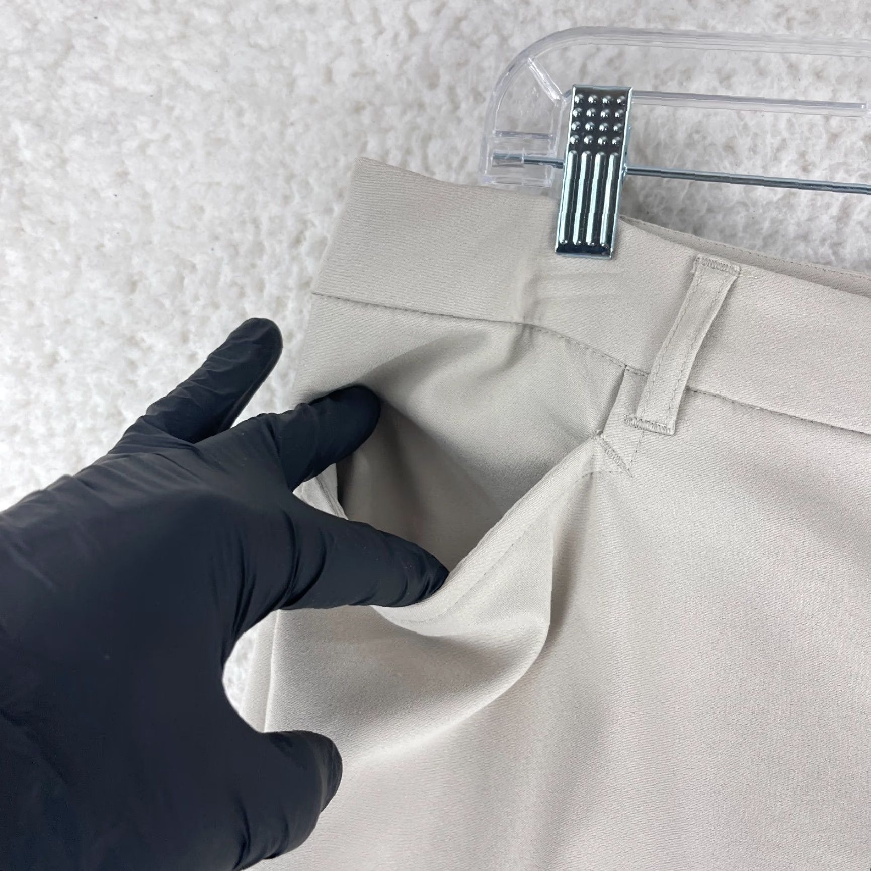 Vintage Christopher & Banks Ivory Straight Leg Dress Pants Womens Size 10 Mid-Rise Regular Fit Pants Topline: City, Preppy Size 32" / US 10 / IT 46 - 4 Thumbnail