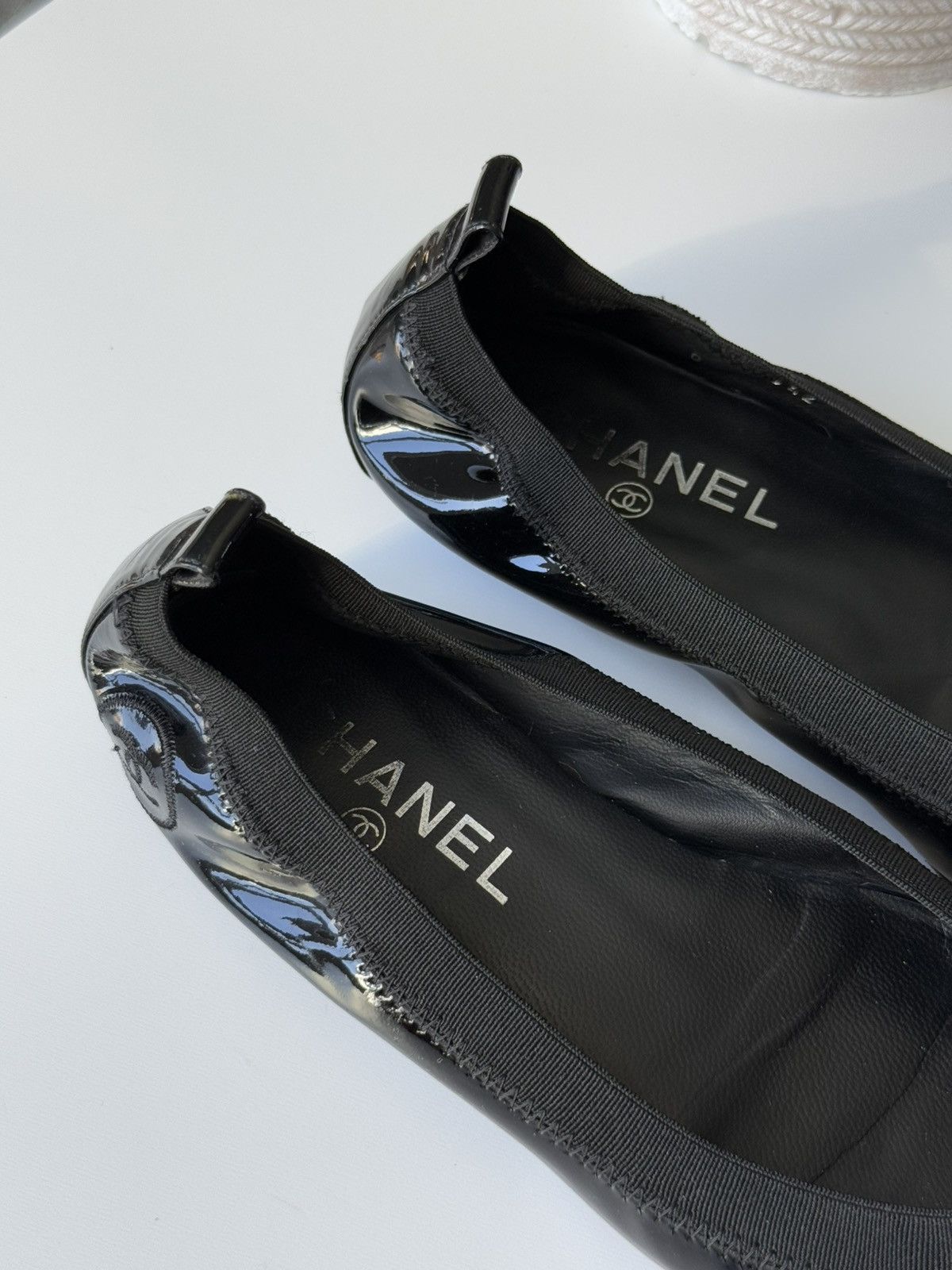 Chanel Chanel Logo Ballet Flats Size US 6.5 / IT 36.5 - 6 Thumbnail