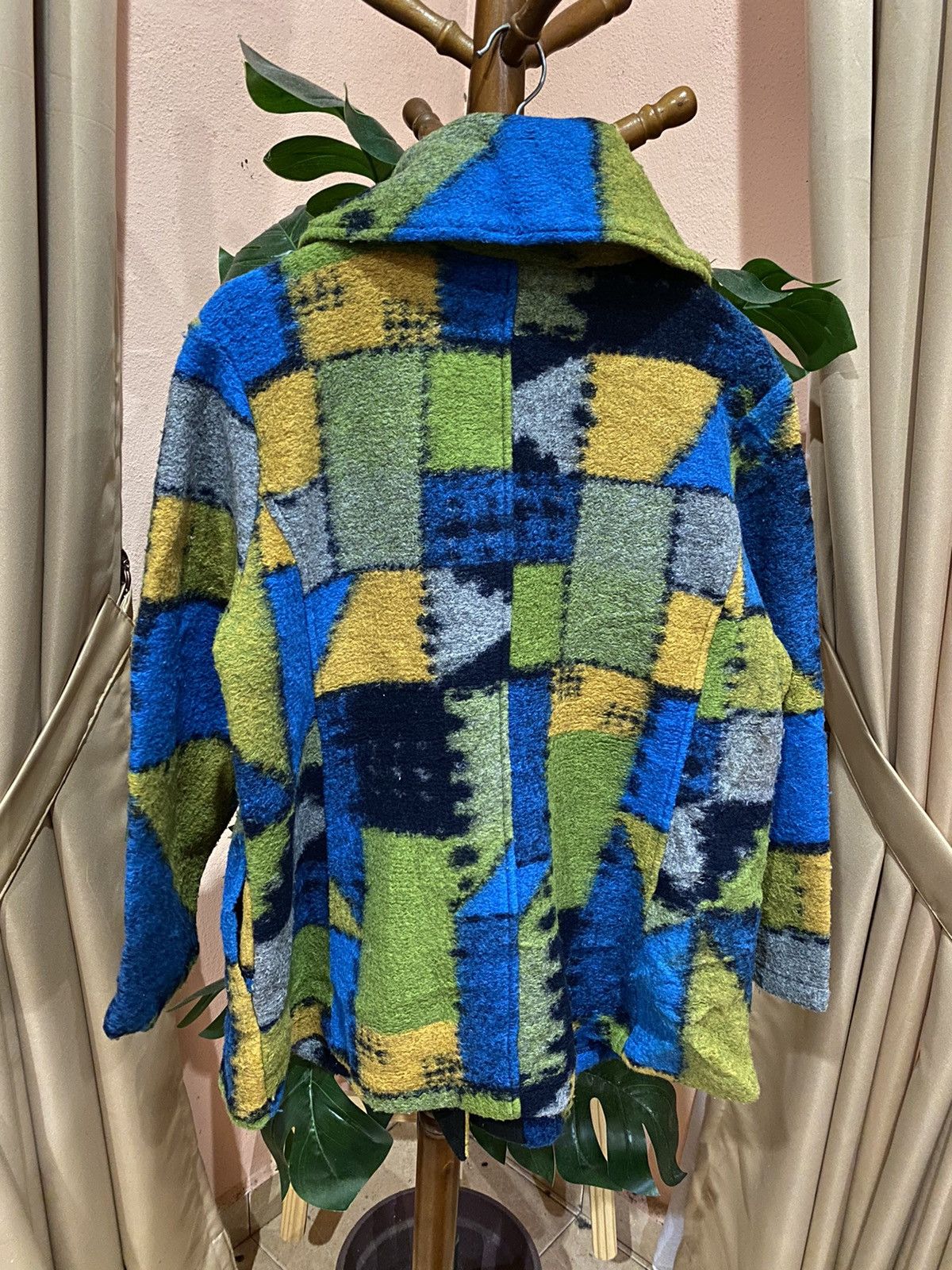 If Six Was Nine × Japanese Brand Unique Vintage La Monet Tokyo Wool Jacket Abstract Size US L / EU 52-54 / 3 - 7 Thumbnail