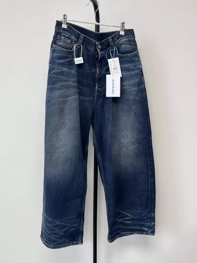 Acne Studios acne studios Slightly flared water ripple heavy-duty jeans Size US 28 / EU 44 - 1 Thumbnail
