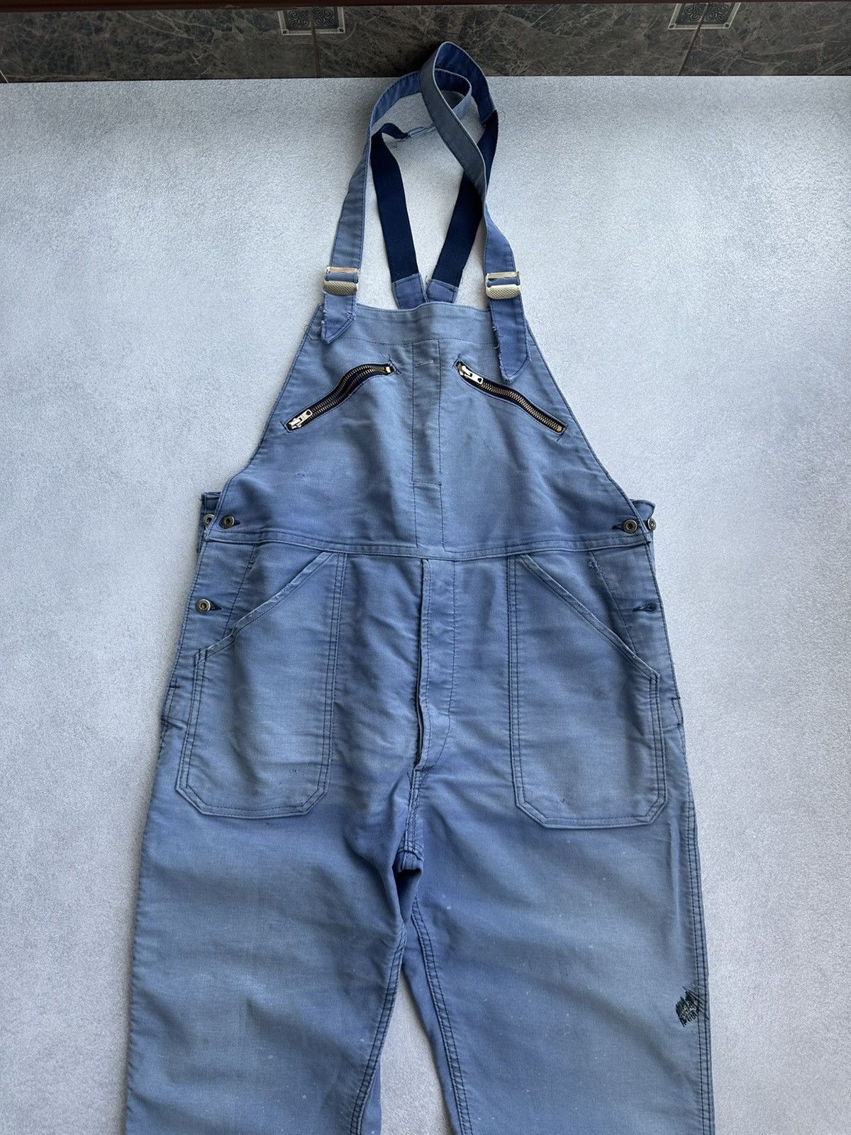 Vintage Vintage Adolph Lafont French Workwear Overall Suit 60-70s Size US 36 / EU 52 - 2 Thumbnail