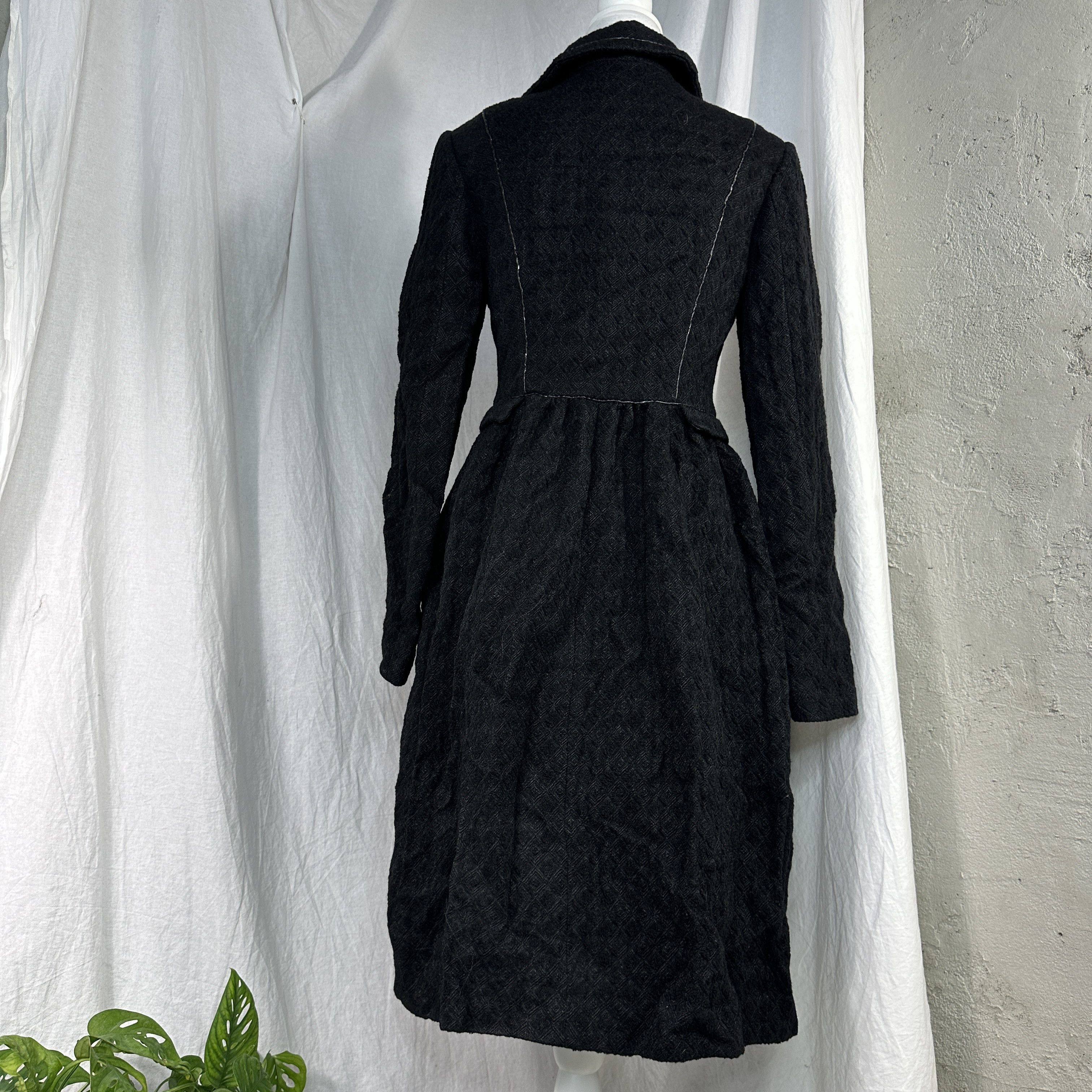 Bottega Veneta × Vintage Bottega Veneta High Quality Luxury Coat Cloak Jacket Black Size US S / EU 44-46 / 1 - 7 Thumbnail
