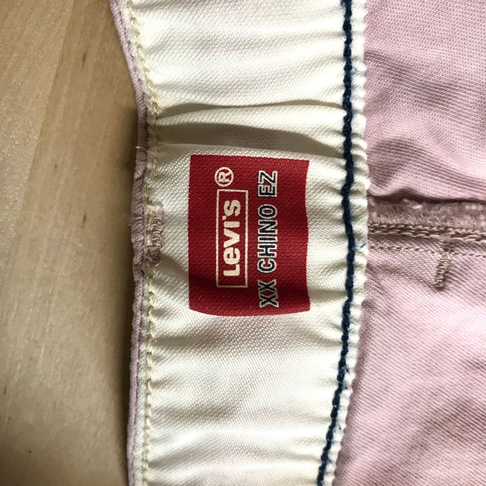 Levi's Levi's XX Chino EZ Shorts Mens XXL Pink Elastic Waist Stretch Relaxed Fit Size US 39 - 7 Thumbnail