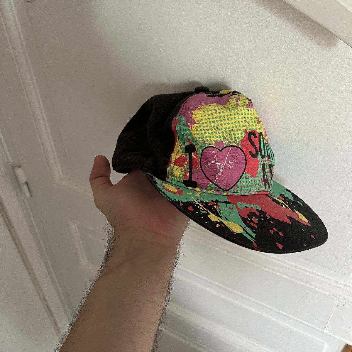 Vintage Y2K I LOVE AFRICA CAP HAT TRUCKER snapback 2000s 90s Size ONE SIZE - 3 Thumbnail