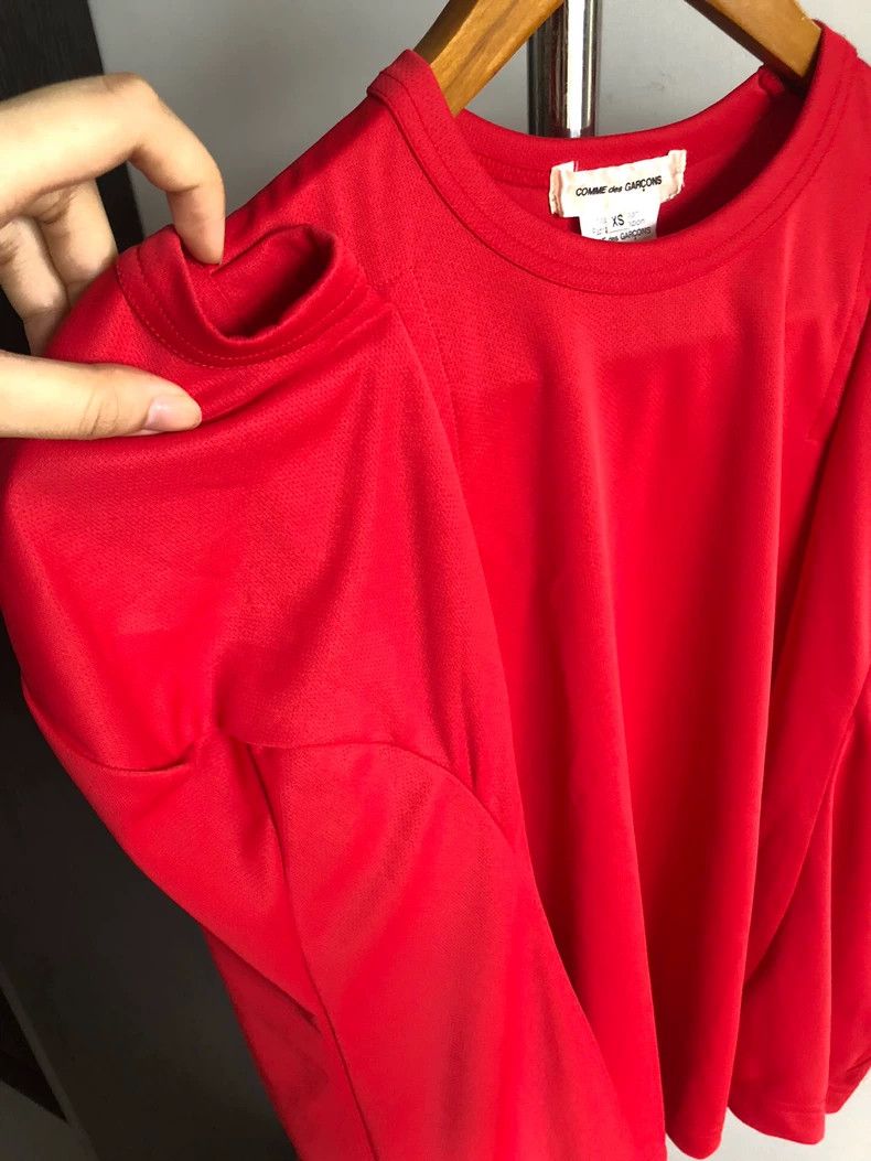 Comme des Garcons Comme Des Garcons Red deformed sleeve jacket Size XS / US 0-2 / IT 36-38 - 4 Thumbnail
