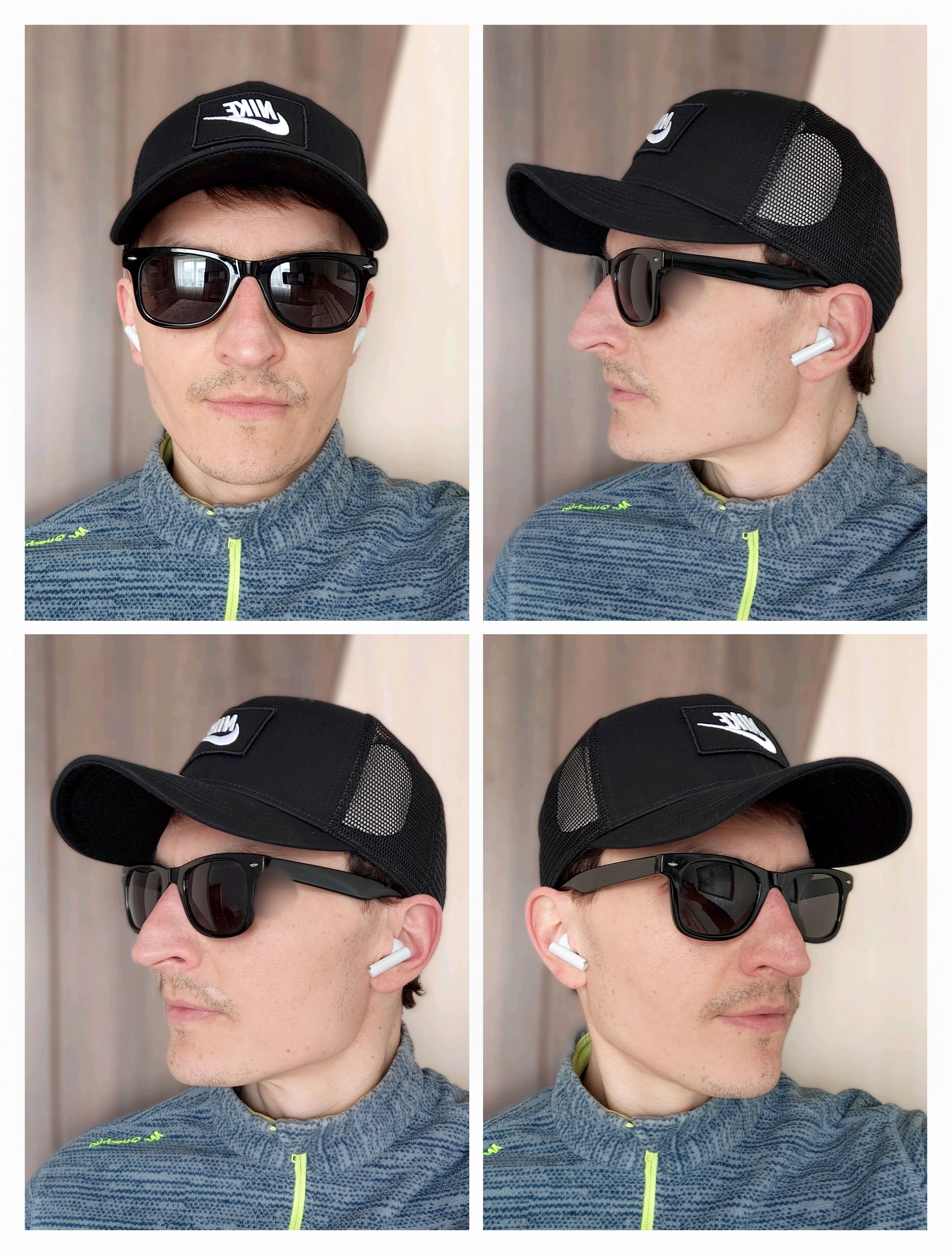 Nike Nike Trucker Cap Hat Mesh Back Swoosh Logo Embroidered Black Size ONE SIZE - 2 Thumbnail