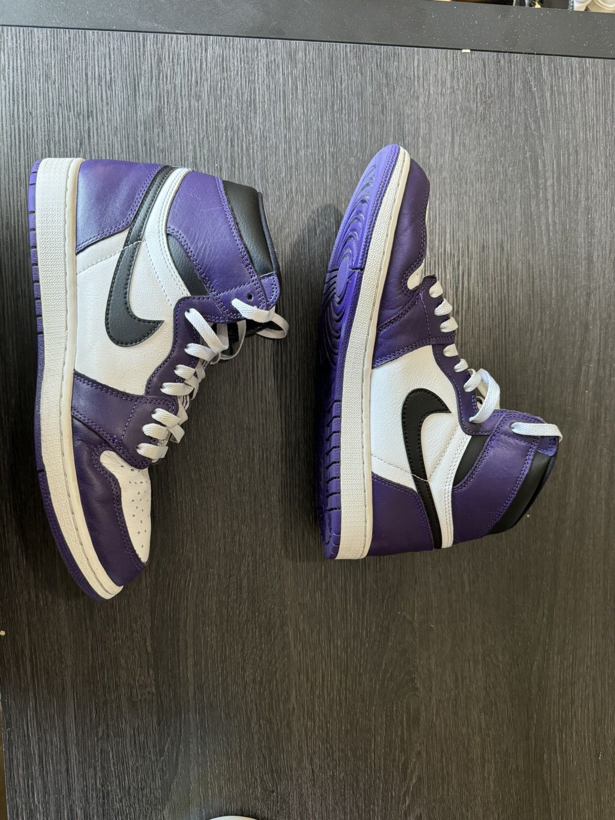 Jordan Brand × Nike Jordan 1 Court Purple Size US 11 / EU 44 - 2 Thumbnail