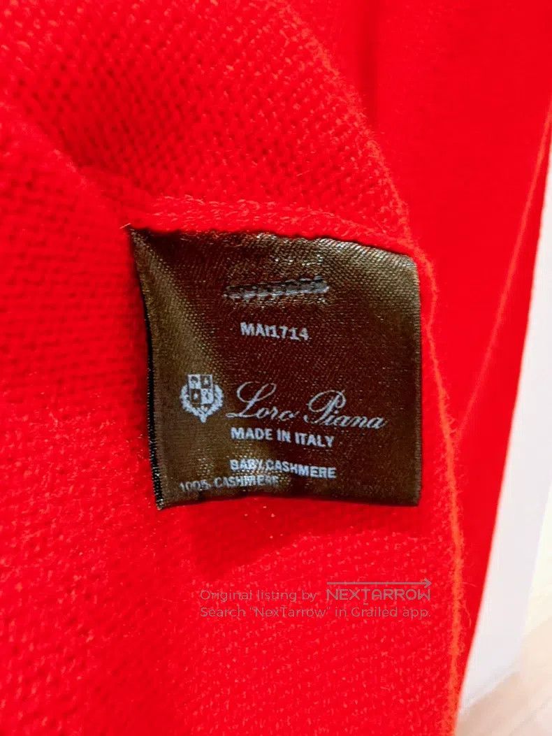 Loro Piana Loro Piana Limited Edition Rabbit Red Cashmere Sweater Size XS / US 0-2 / IT 36-38 - 9 Thumbnail