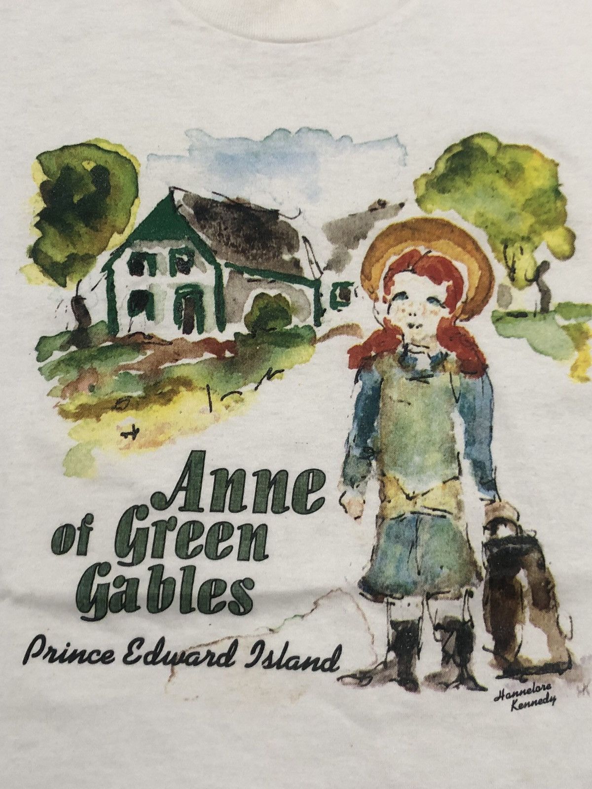 Vintage Vtg 90s Anne of Green Gables Art Prince Edward Island Tee Size XL / US 12-14 / IT 48-50 - 2 Thumbnail