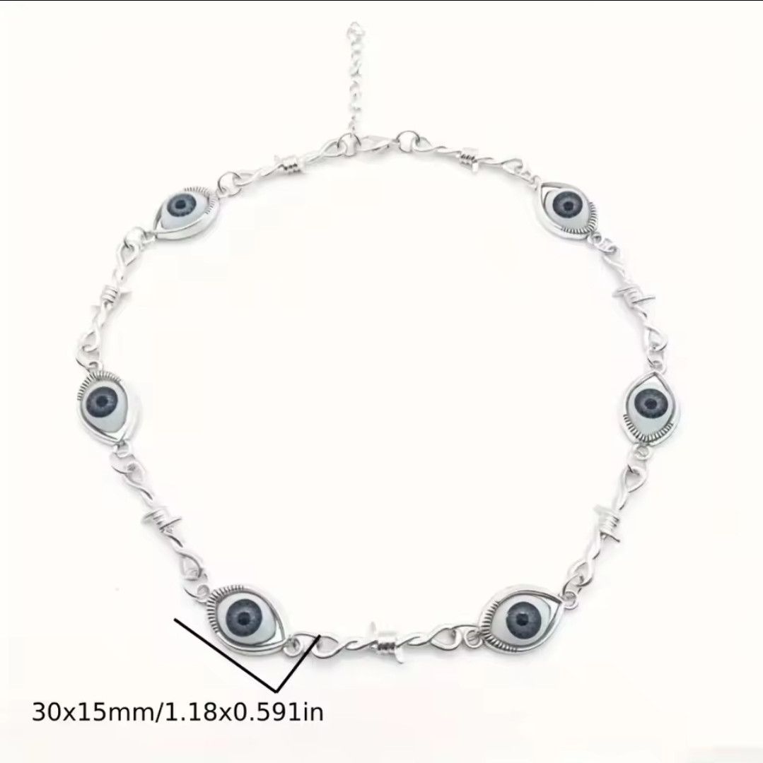 Japanese Brand Blue Eyes Ball Necklace Size ONE SIZE - 3 Thumbnail