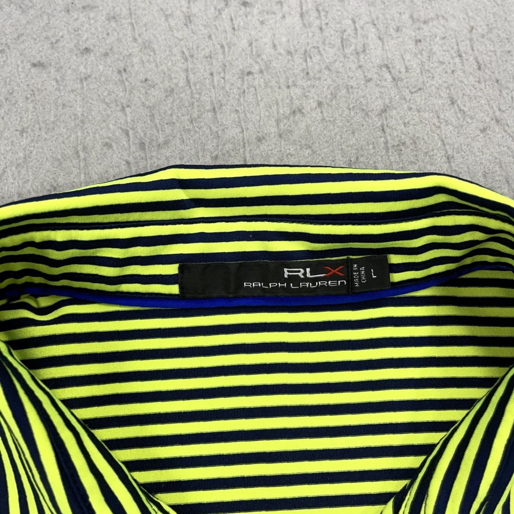 RLX Ralph Lauren RLX Ralph Lauren Polo Shirt Mens Large Hazeltine National Golf Neon Yellow Polo Shirt RLX Ralph Lauren Size US L / EU 52-54 / 3 - 4 Thumbnail