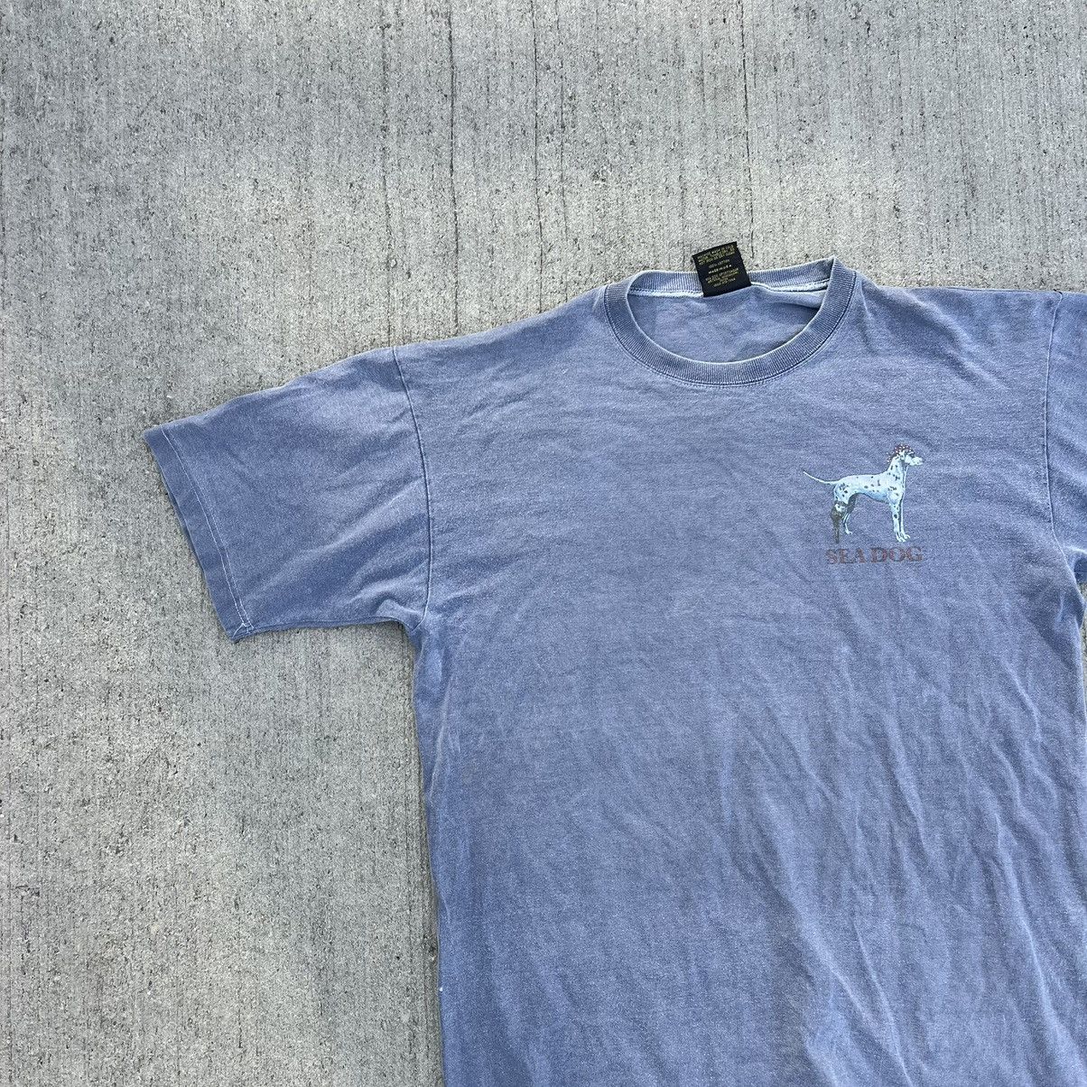 If Six Was Nine × Vintage Faded Dog Print T shirt Double Sided Size US L / EU 52-54 / 3 - 3 Thumbnail