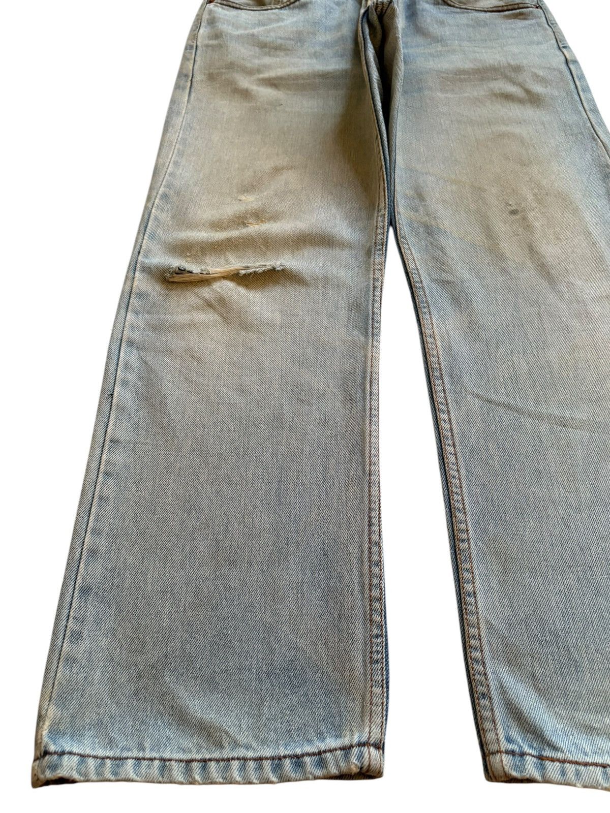 Levi's Vintage 90s Levis 505 Mud Wash Distressed Loose Baggy Jeans Size US 34 / EU 50 - 6 Thumbnail