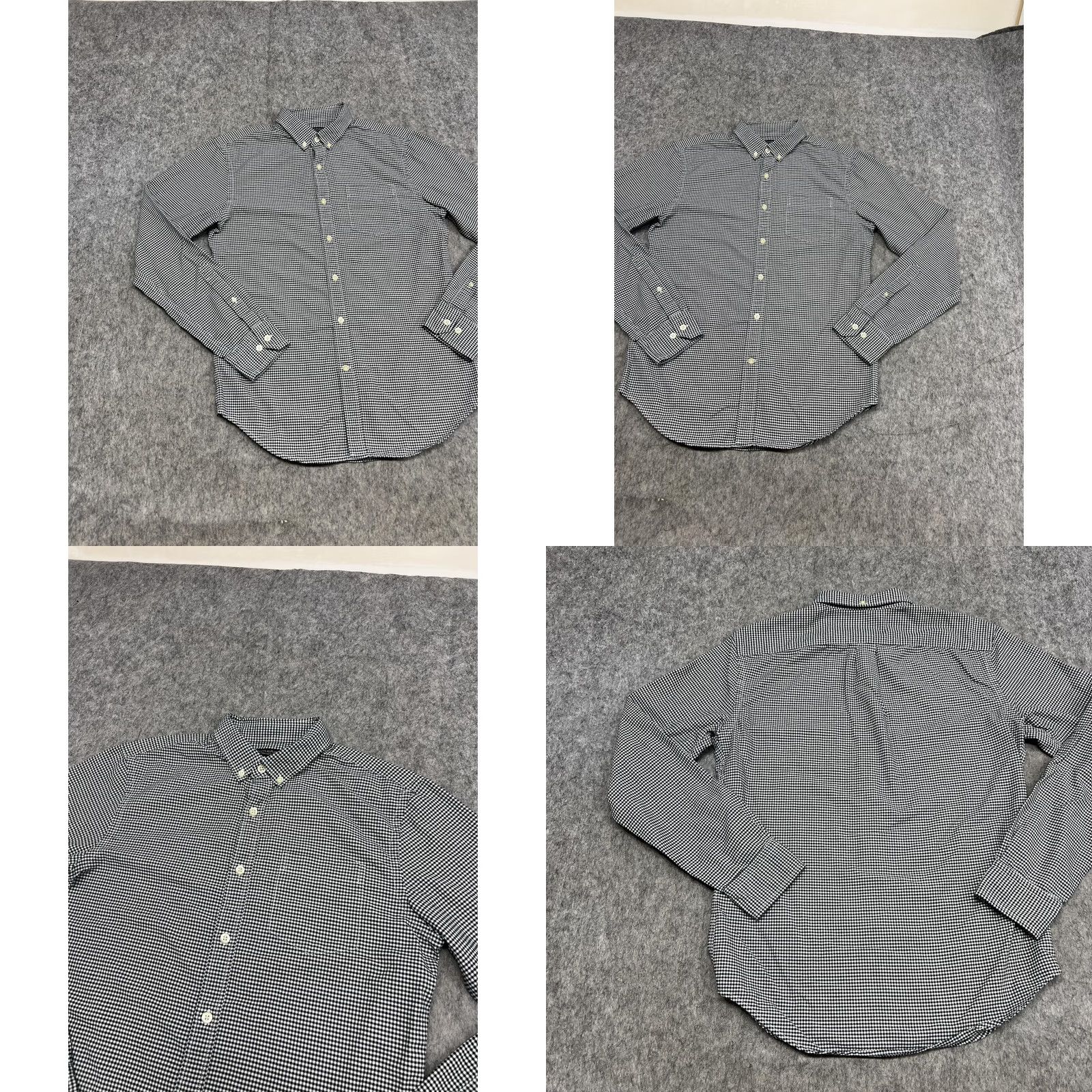 Banana Republic Banana Republic Shirt Mens S Black Check Grant Fit Oxford Button Career Office Size US S / EU 44-46 / 1 - 8 Thumbnail