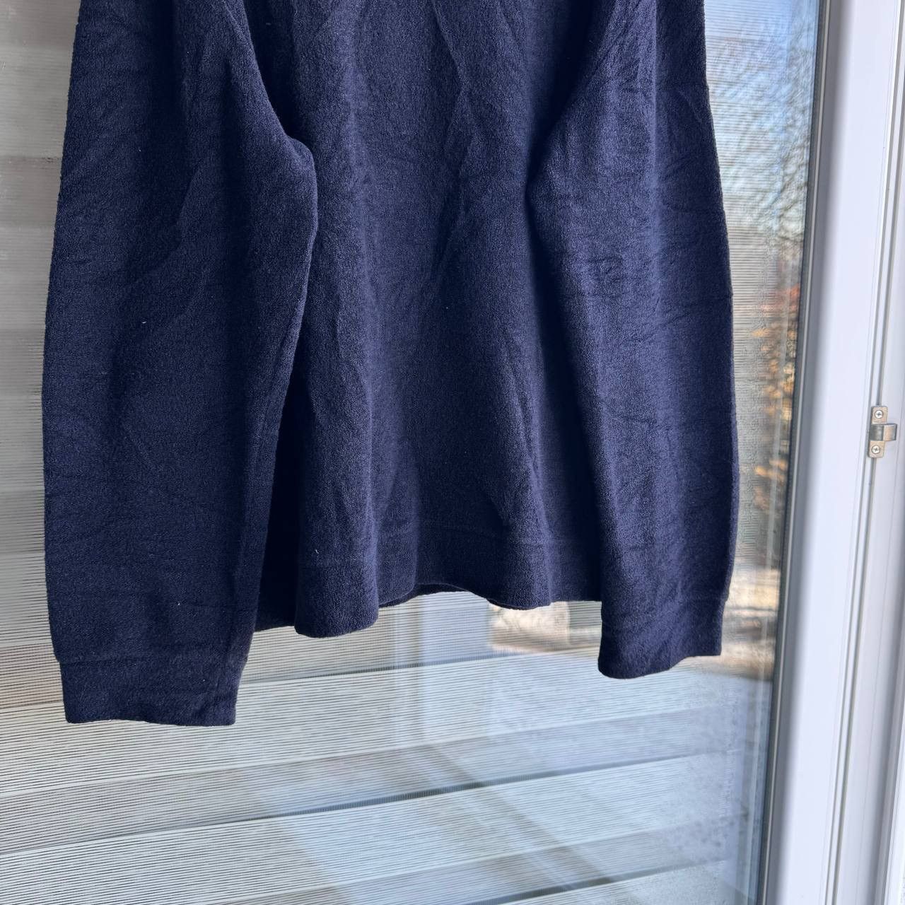 A.P.C. A.P.C Dark Navy Shadow Stripe Wool Knit Japanese Crewneck Size US M / EU 48-50 / 2 - 2 Thumbnail