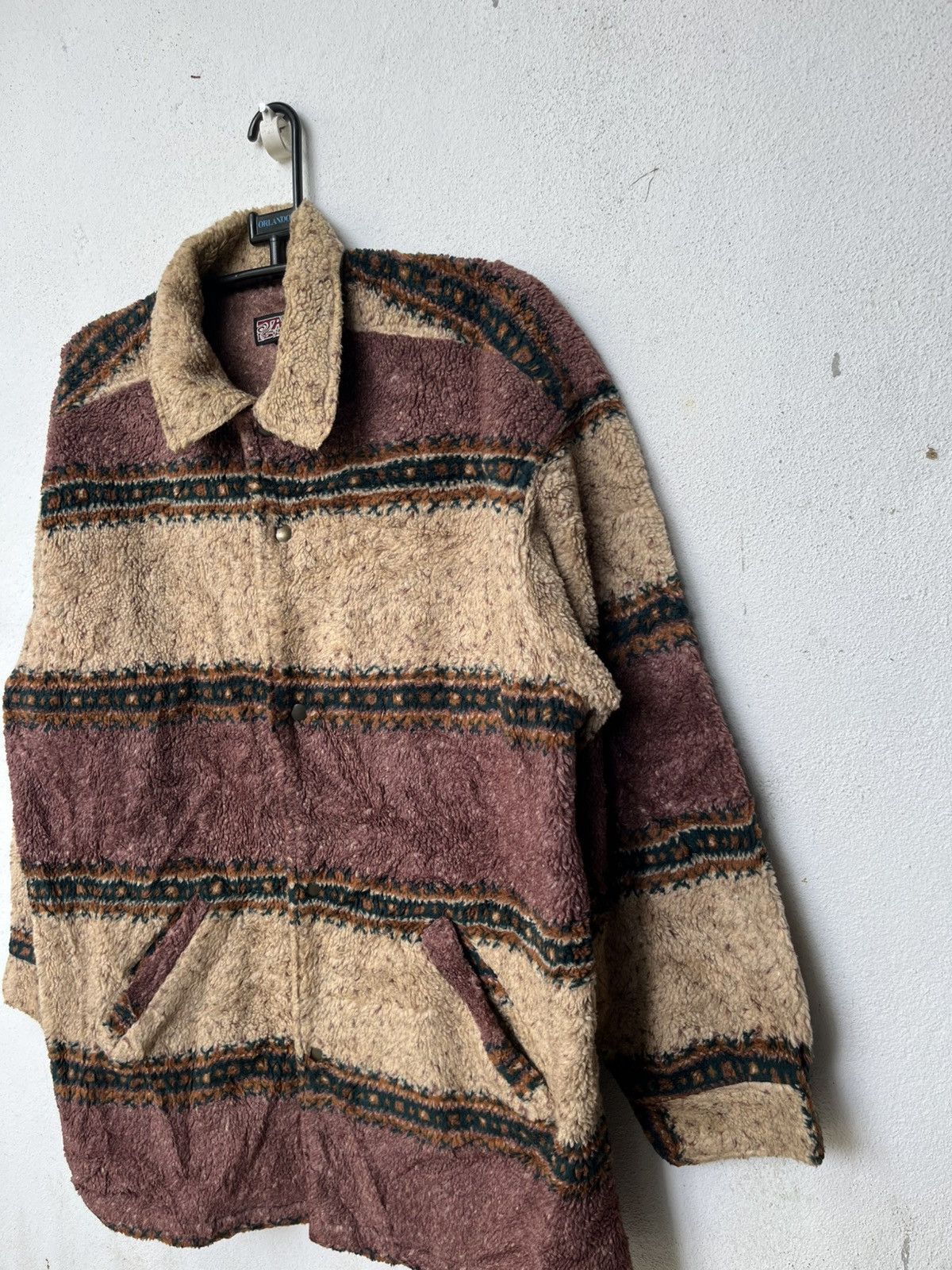 Jams World 💥RARE💥JAMI ISLAND Deep Pile Fleece Rare Aztec Fullprinted Size US L / EU 52-54 / 3 - 3 Thumbnail