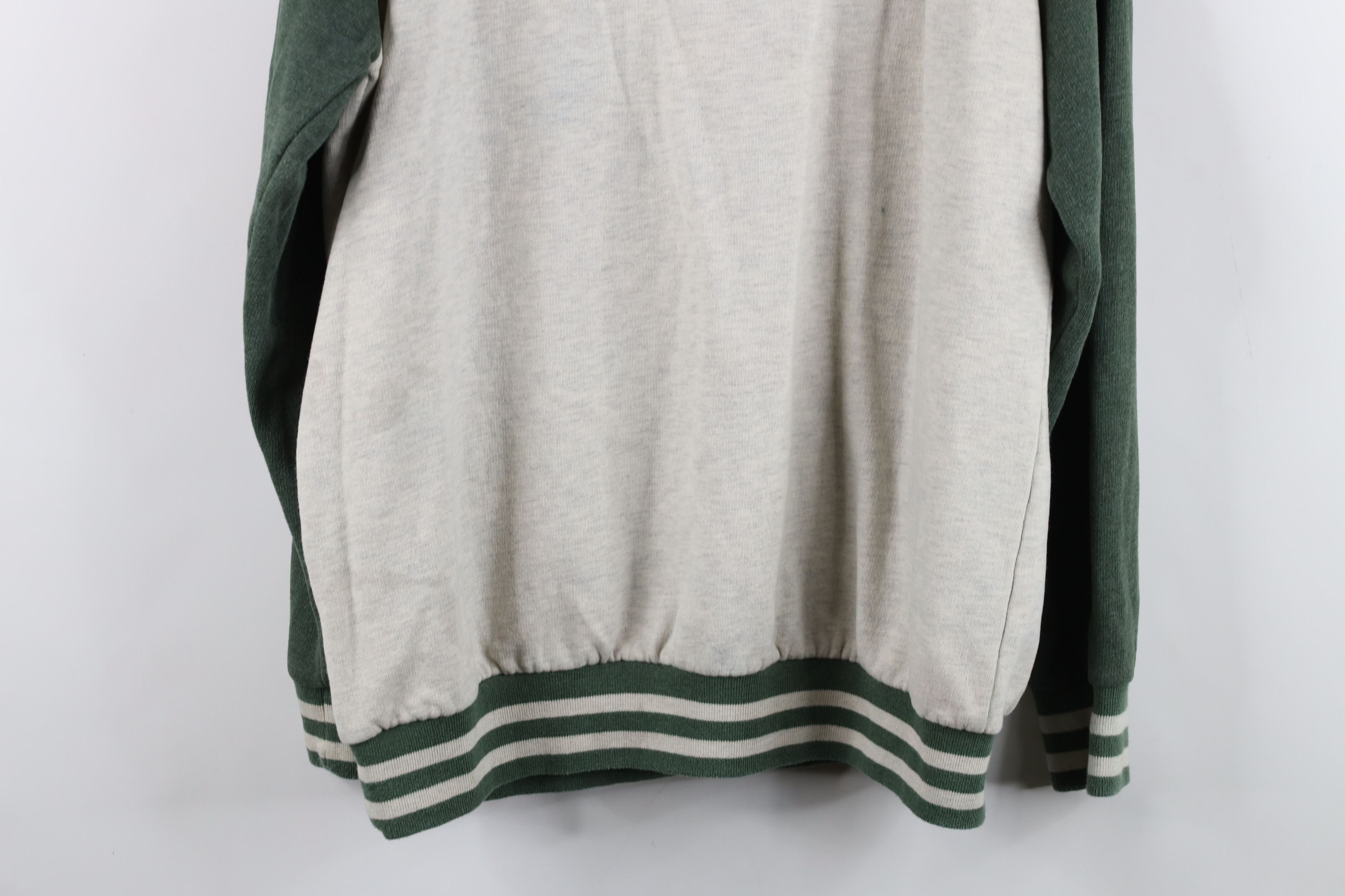 Vintage Retro Spell Out Michigan State University Raglan Sweatshirt Size XL / US 12-14 / IT 48-50 - 15 Thumbnail