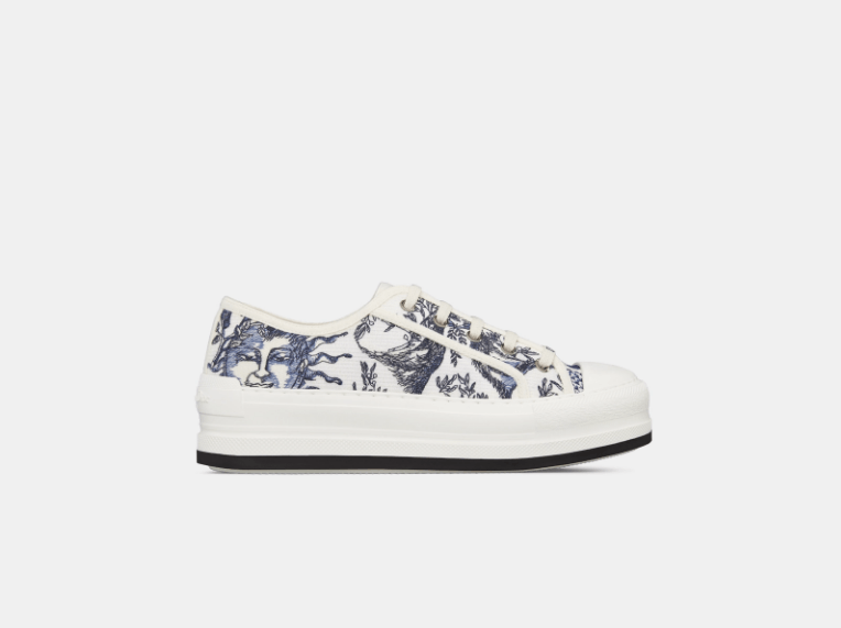 Dior o1w1db10825 KCK385 Low-Top Sneakers in White/Blue Size US 12 / IT 42 - 1 Thumbnail