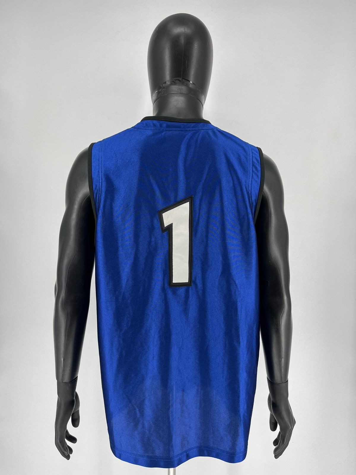 Adidas Adidas Vintage 90s Jersey Number One Basketball Rare Item Size US L / EU 52-54 / 3 - 10 Thumbnail