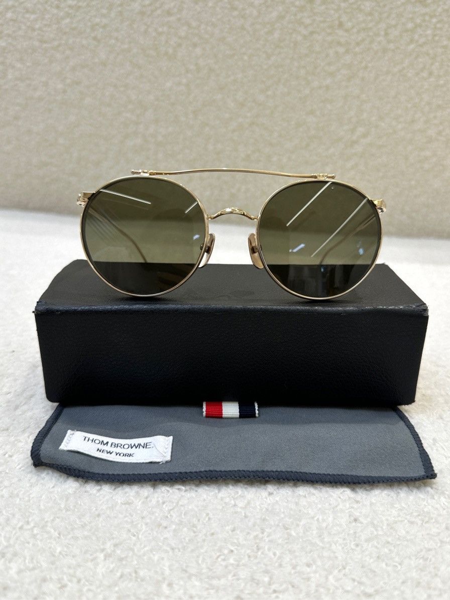 Thom Browne Thom Browne sunglasses flipped glasses Size ONE SIZE - 1 Thumbnail