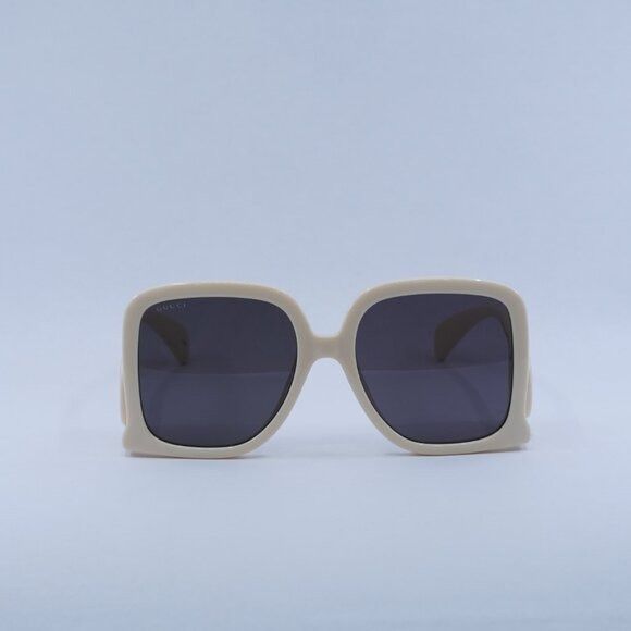 Gucci 🕶️ New Gucci GG1326S 009 Sunglasses - Ivory Frame Size ONE SIZE - 2 Thumbnail