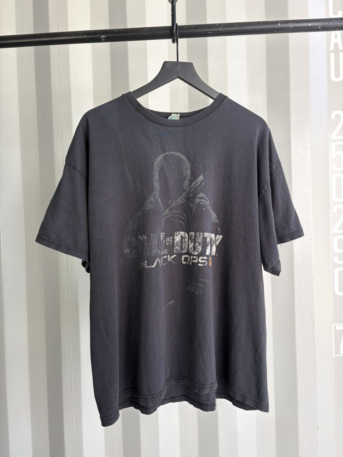 Call of Duty Black Op Thrashed Faded Distressed Shirt GRUNGE