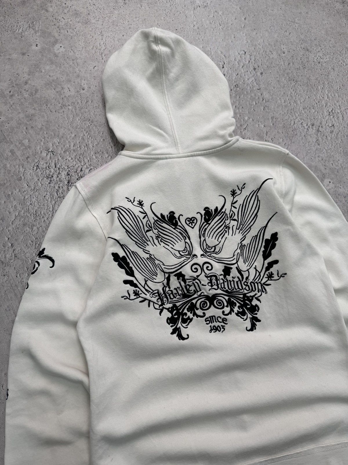 Harley Davidson × If Six Was Nine × Japanese Brand SALE💣💣 Japanese Affliction Y2K Ifsixwasnine Style Hoodie HD Size US S / EU 44-46 / 1 - 11 Thumbnail