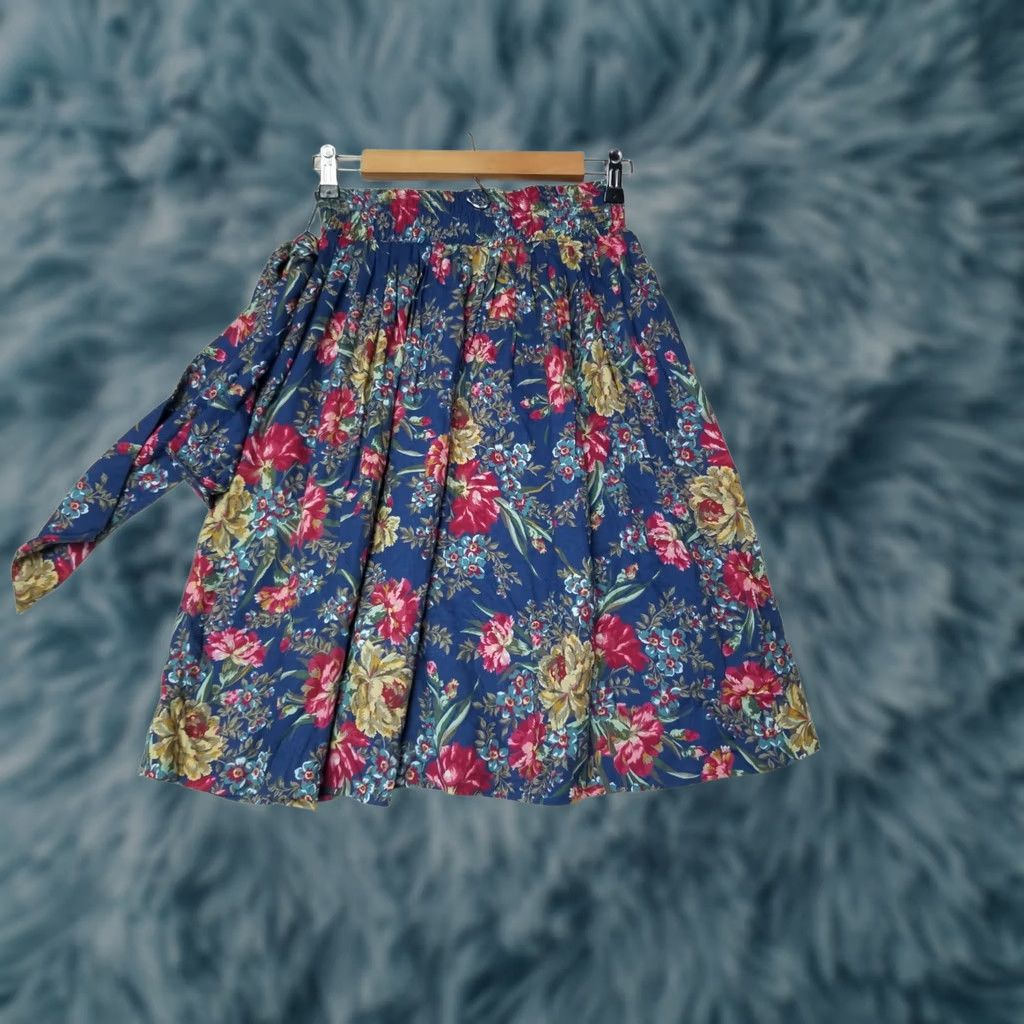 Vintage Vintage Susan Bristol Skirt Floral Tropical Print Belted Womens Size 4 USA Made - High-Rise Casual Party Size 27" / US 4 / IT 40 - 1 Thumbnail