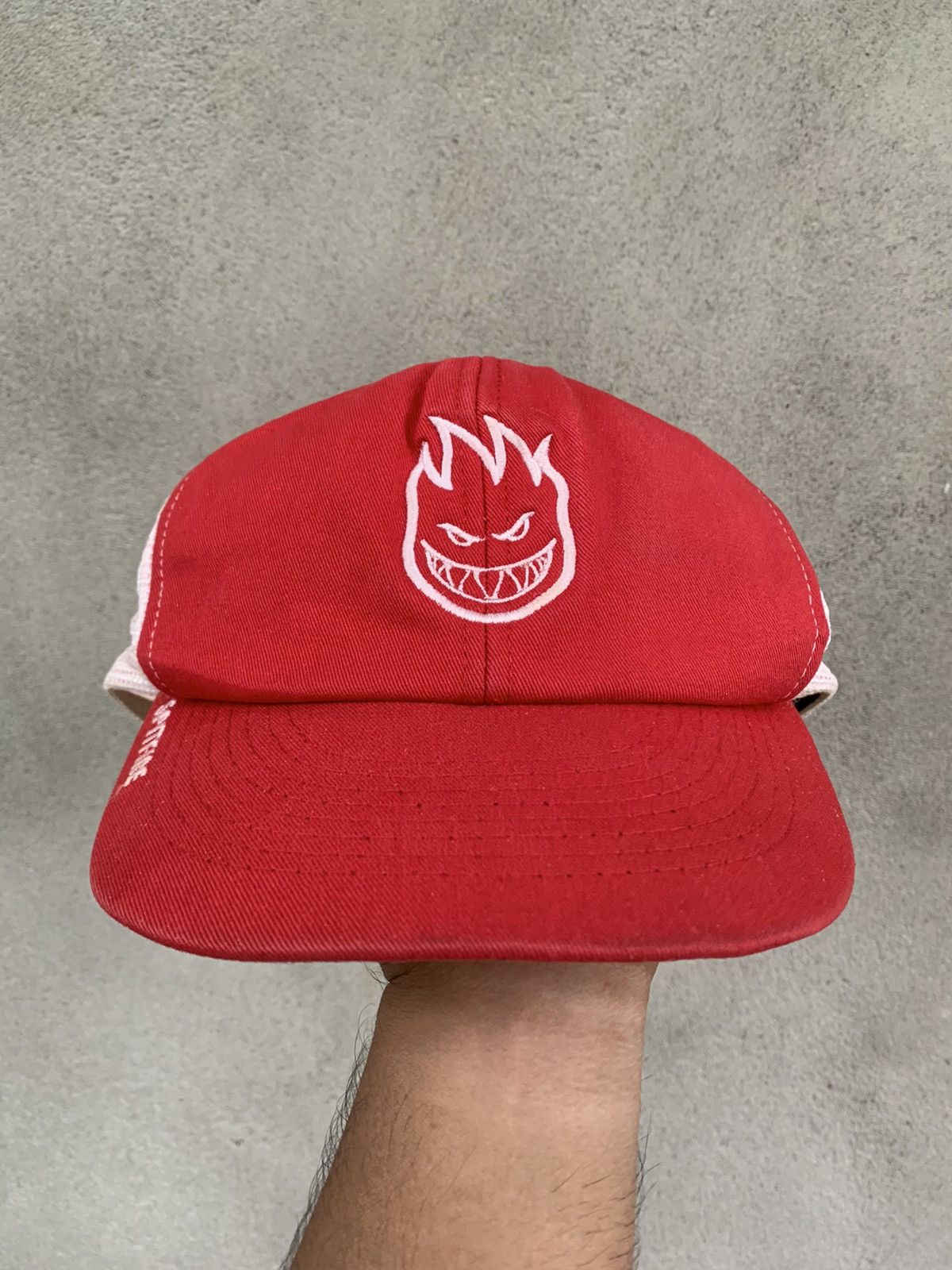 image of Skategang x Spitfire Vintage Spitfire Skateboard Hats in Red, Men's