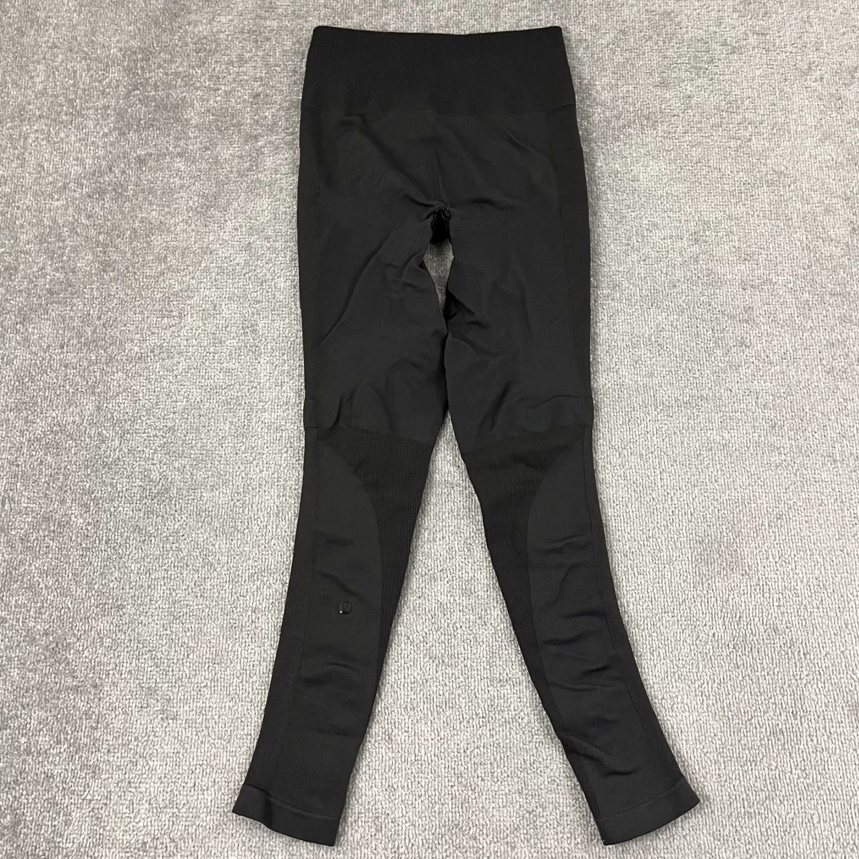 Lululemon Lululemon Leggings Womens Size 2/4 x 27" Dark Gray Curved Hem Yoga Running Gym Size 27" / US 4 / IT 40 - 2 Thumbnail