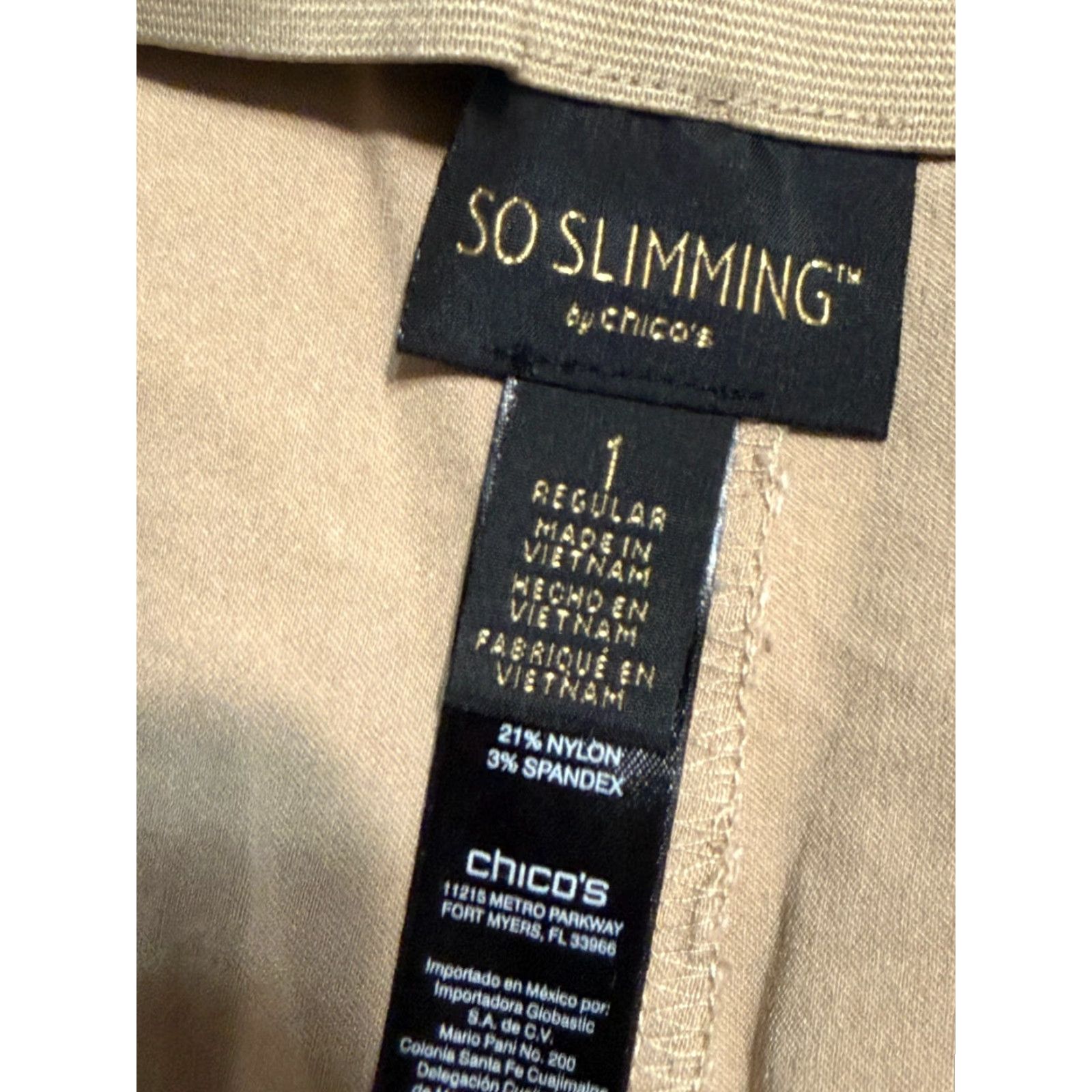 Vintage Chico's So Slimming Pants Women's Size 1/Medium Brown Pull On Regular Pants Dress Pants Slimming Casual Fall Spring Summer Men/Women? Size 25" / US 0 / IT 36 - 4 Thumbnail