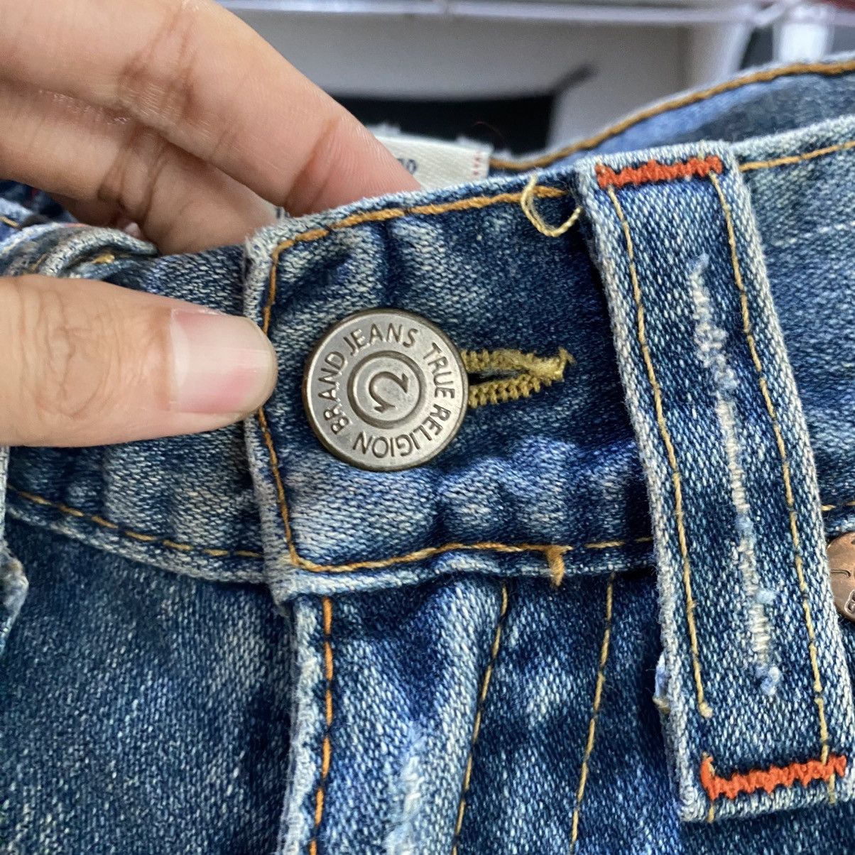 True Religion 2000s True Religion Joey Super Flared Jeans Size US 28 / EU 44 - 13 Thumbnail