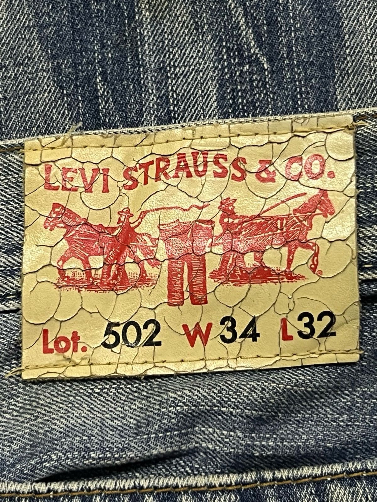 Levi's Vintage 00s Levi’s 502 Y2K Japanese Market Denim - W35 Size US 35 - 13 Thumbnail
