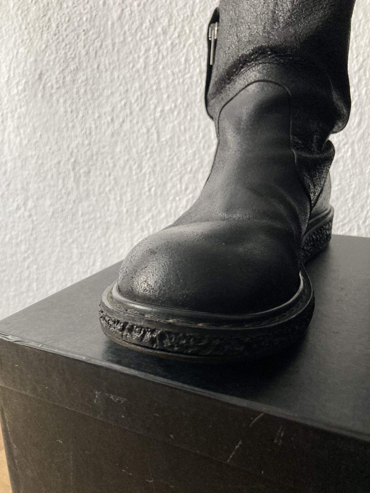Rick Owens F/W 09 "CRUST" Blistered Lamb Leather Cargo Creeper IT43,5 Size US 10.5 / EU 43-44 - 6 Thumbnail