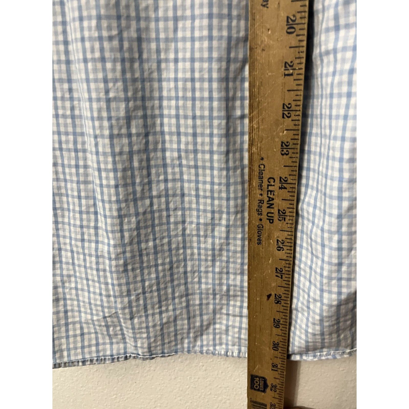 Tommy Hilfiger VINTAGE Tommy Hilfiger Blue Gingham Shirt MENS Regular Fit Short Sleeve Button-Down 15.5 Adult Medium Blue Plaid 90s Concert? Size US M / EU 48-50 / 2 - 4 Thumbnail